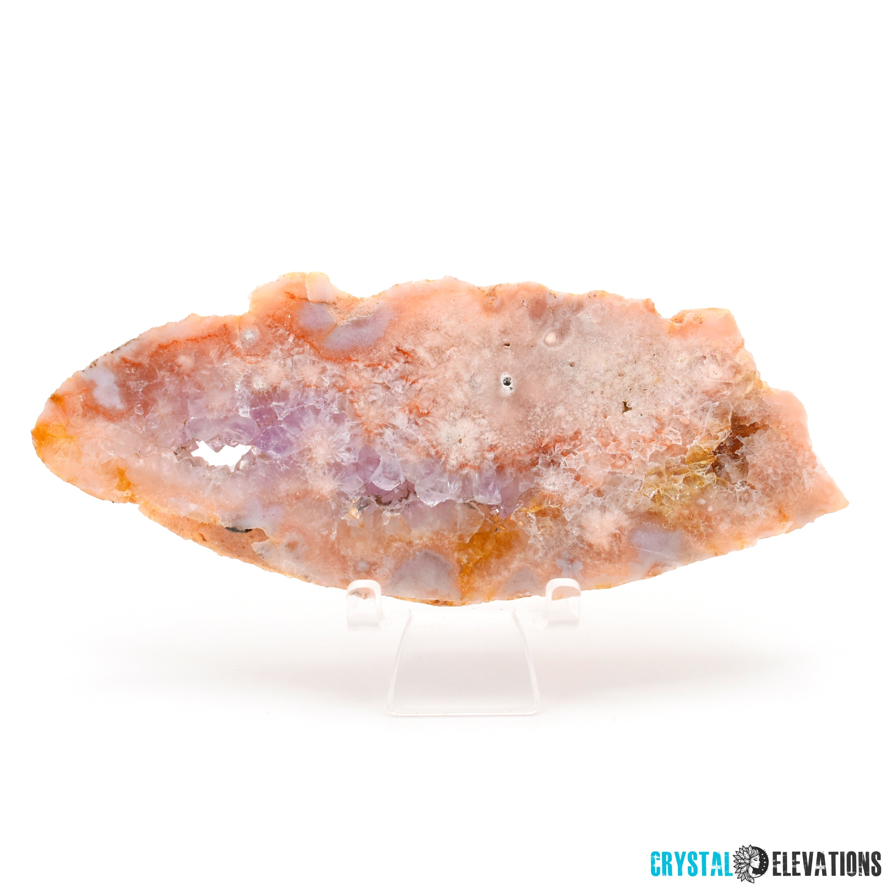 Pink Amethyst Slab with "Fairy Window" Portal - 6 inch Length