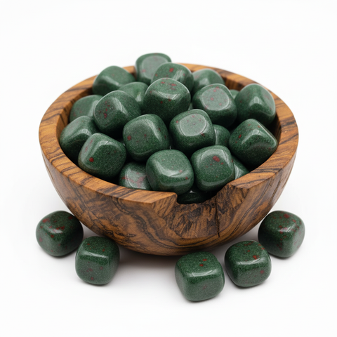 African Bloodstone Tumbled Stone