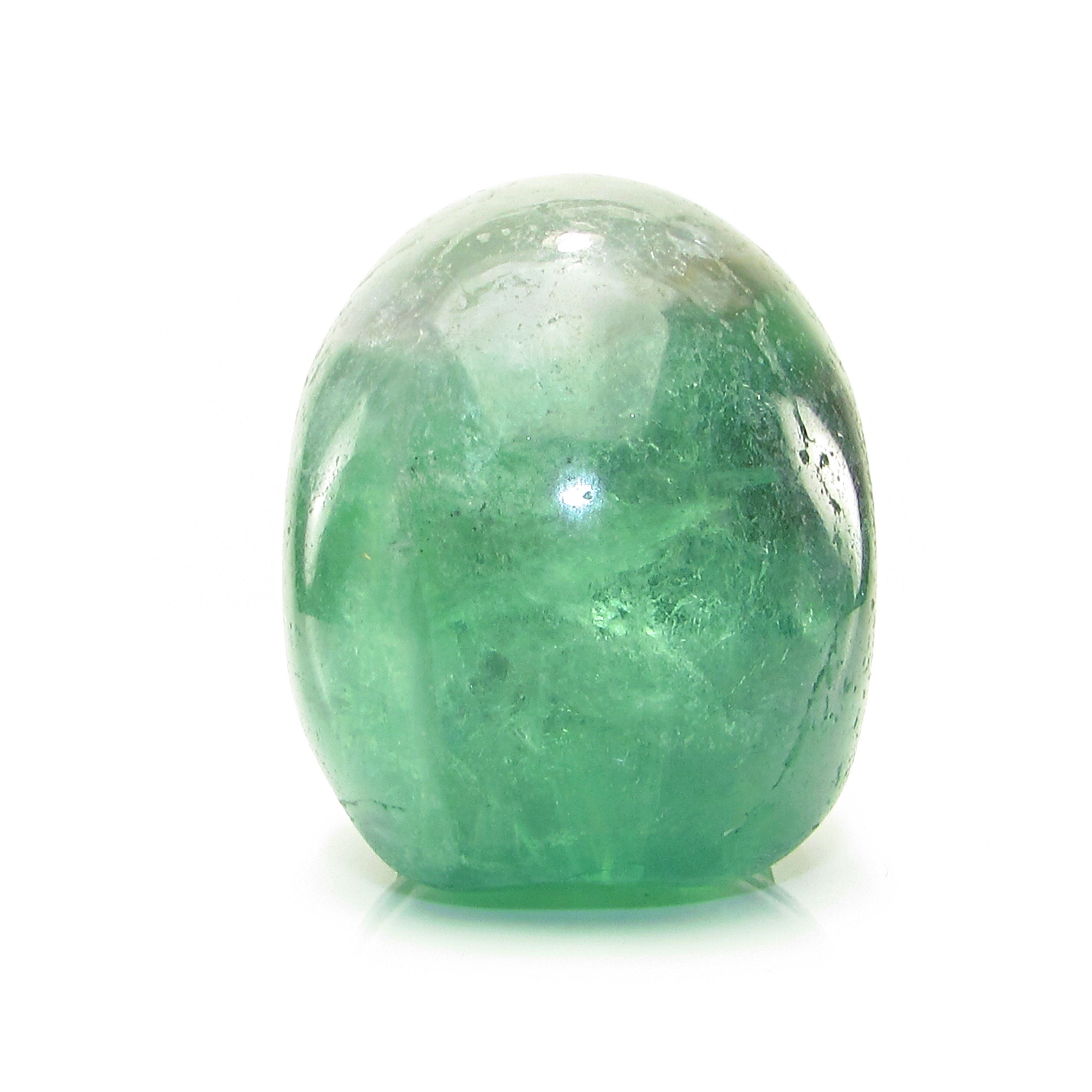 Green Fluorite Skull