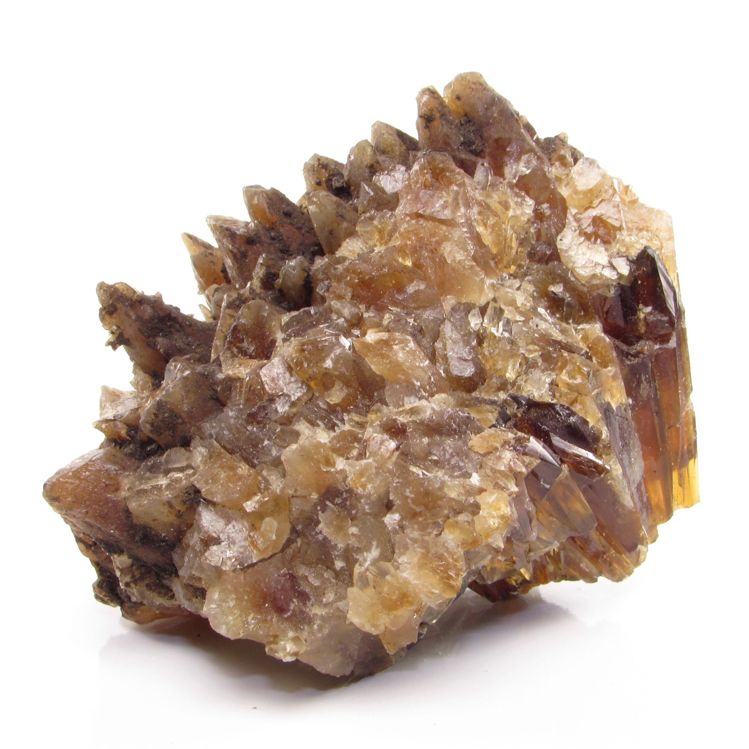 Amber Calcite