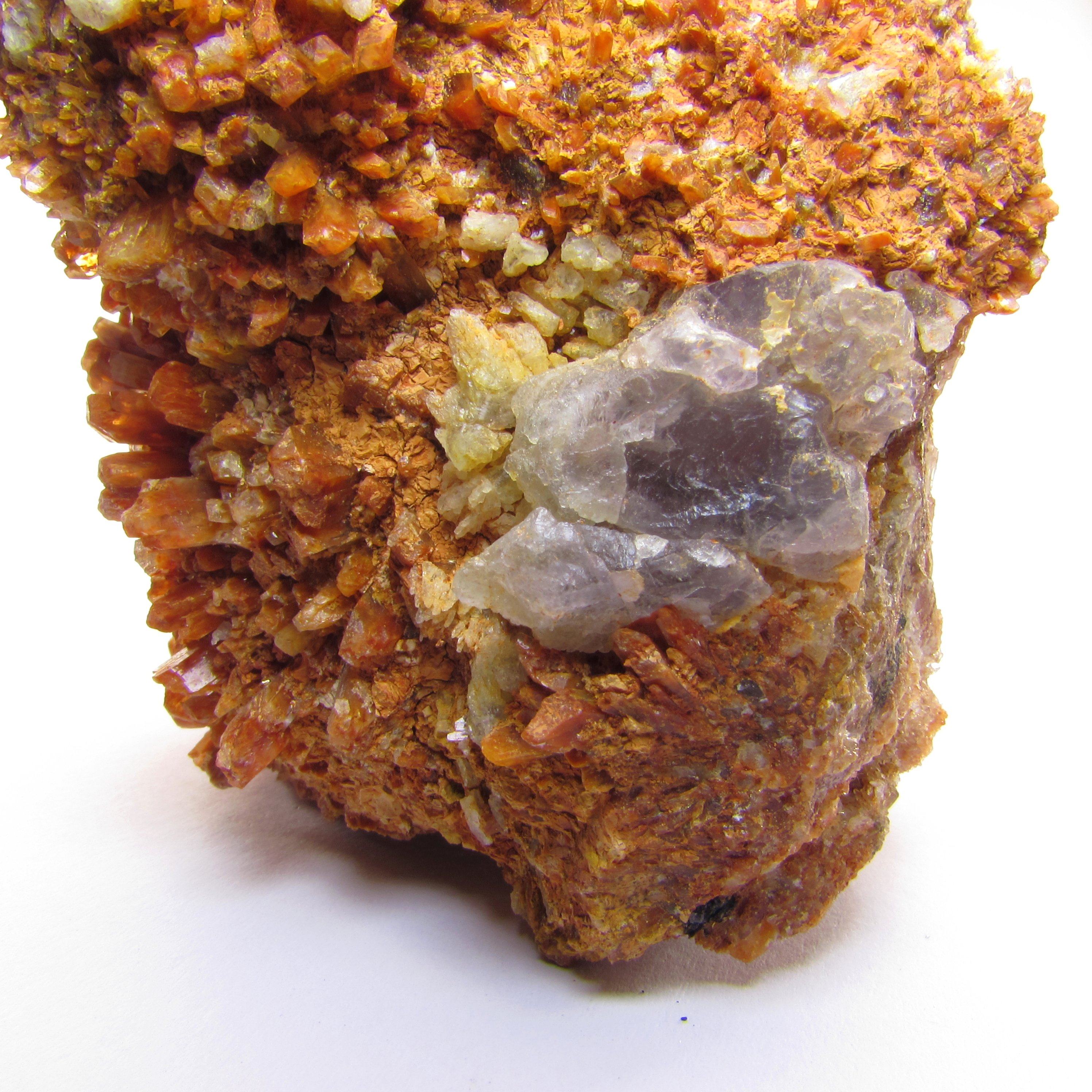 Heavy Rough Creedite with Fluorite Inclusions - 13.47 oz