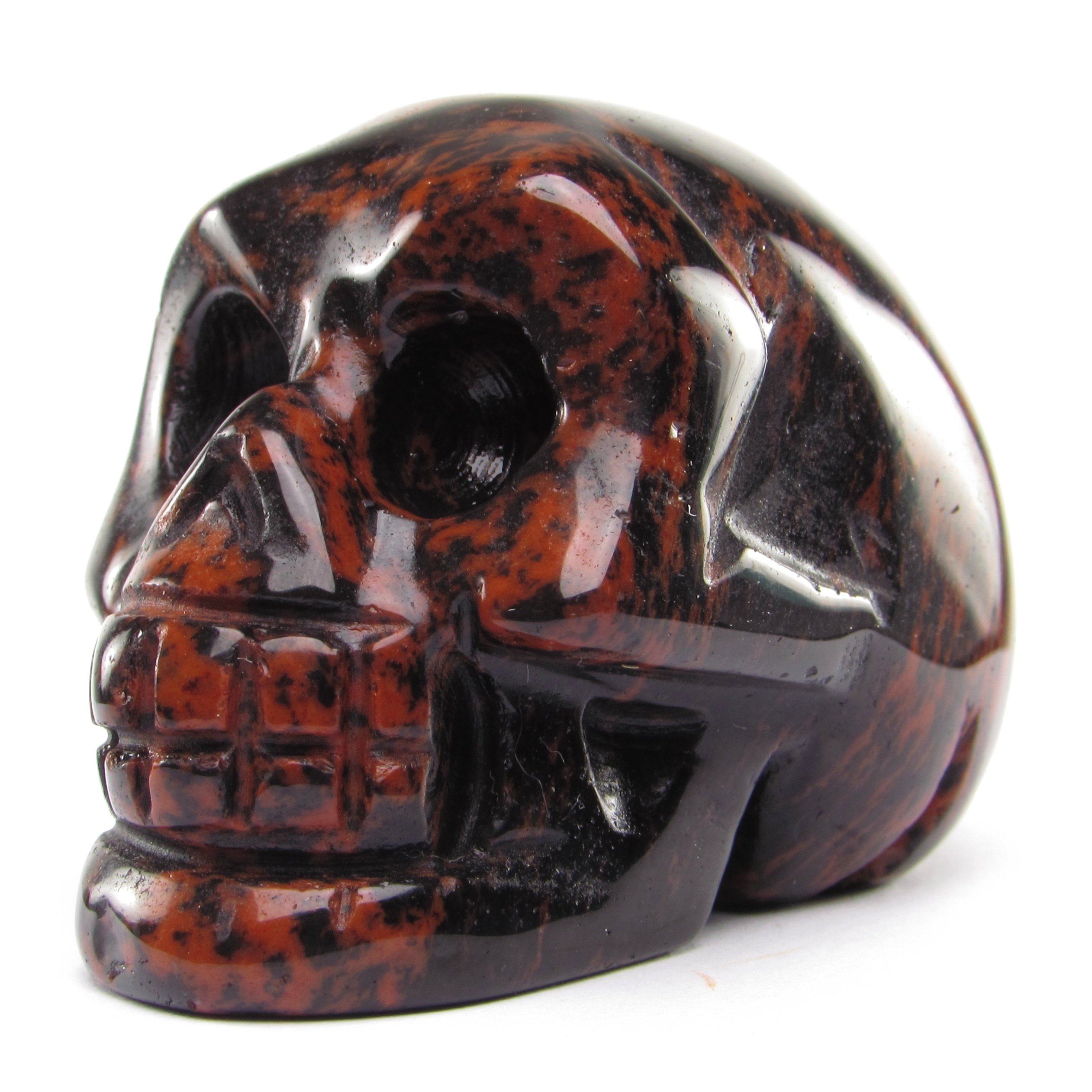 Mahogany Obsidian Skull