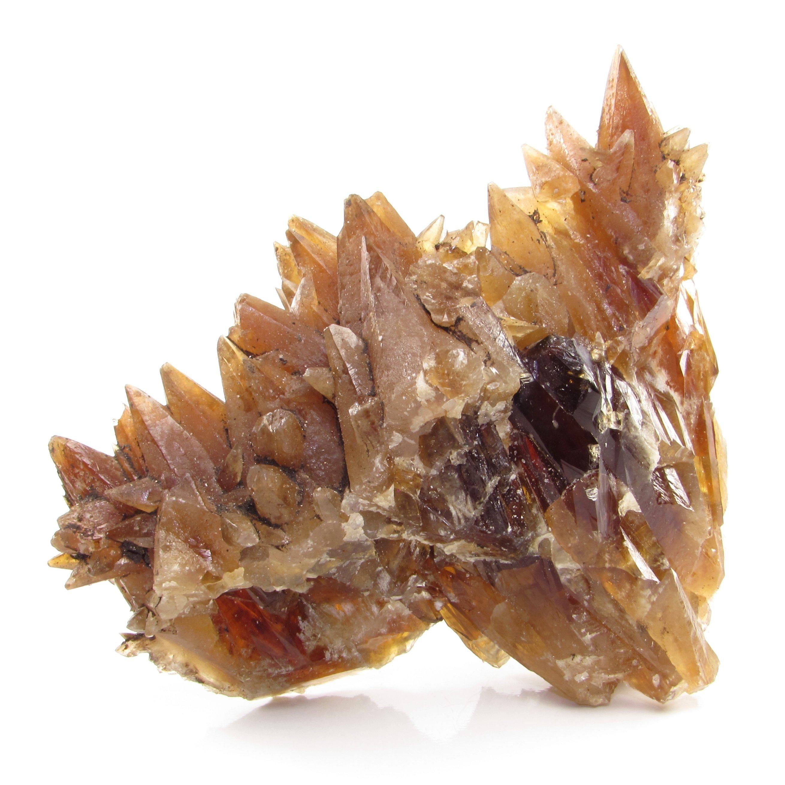 Amber Calcite