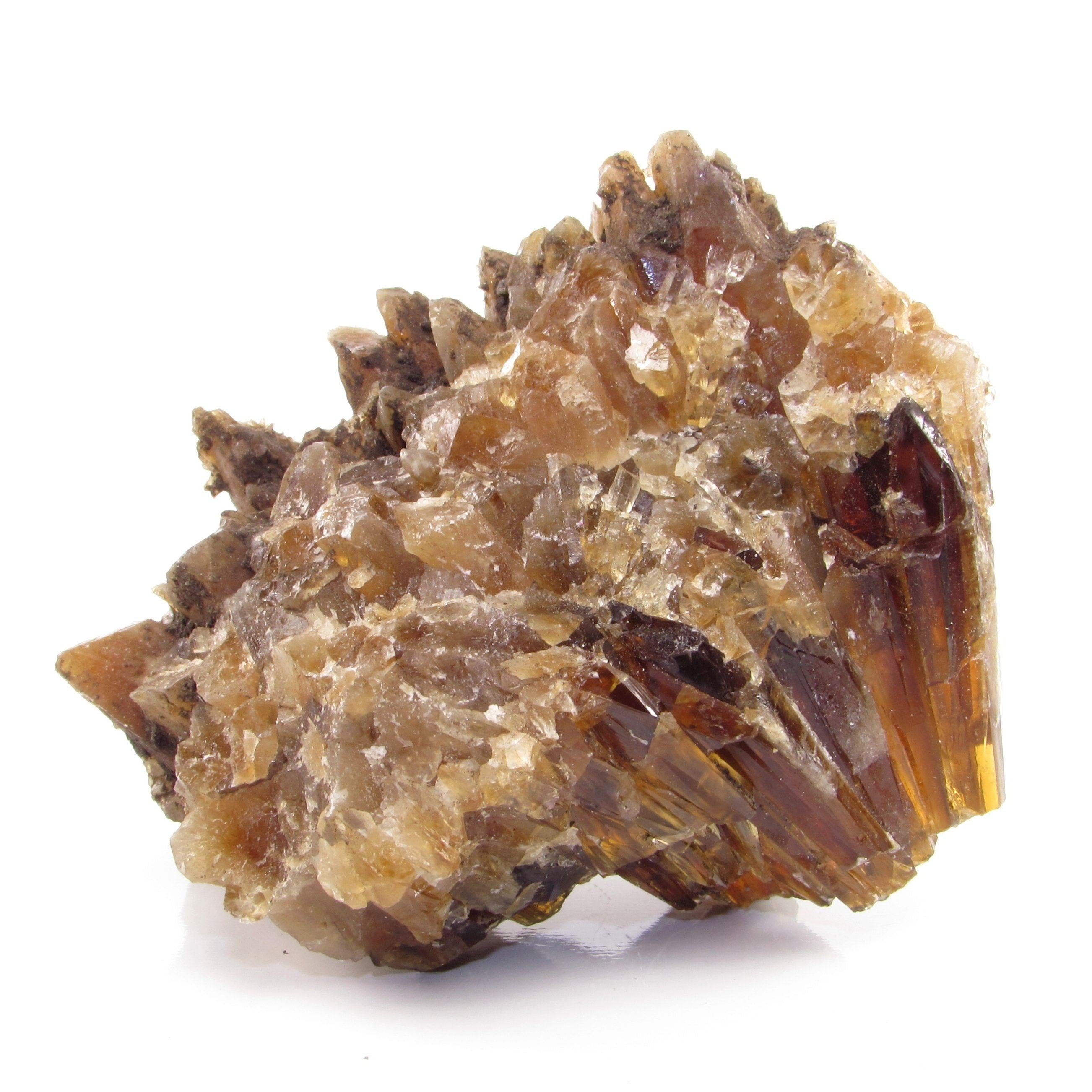 Amber Calcite