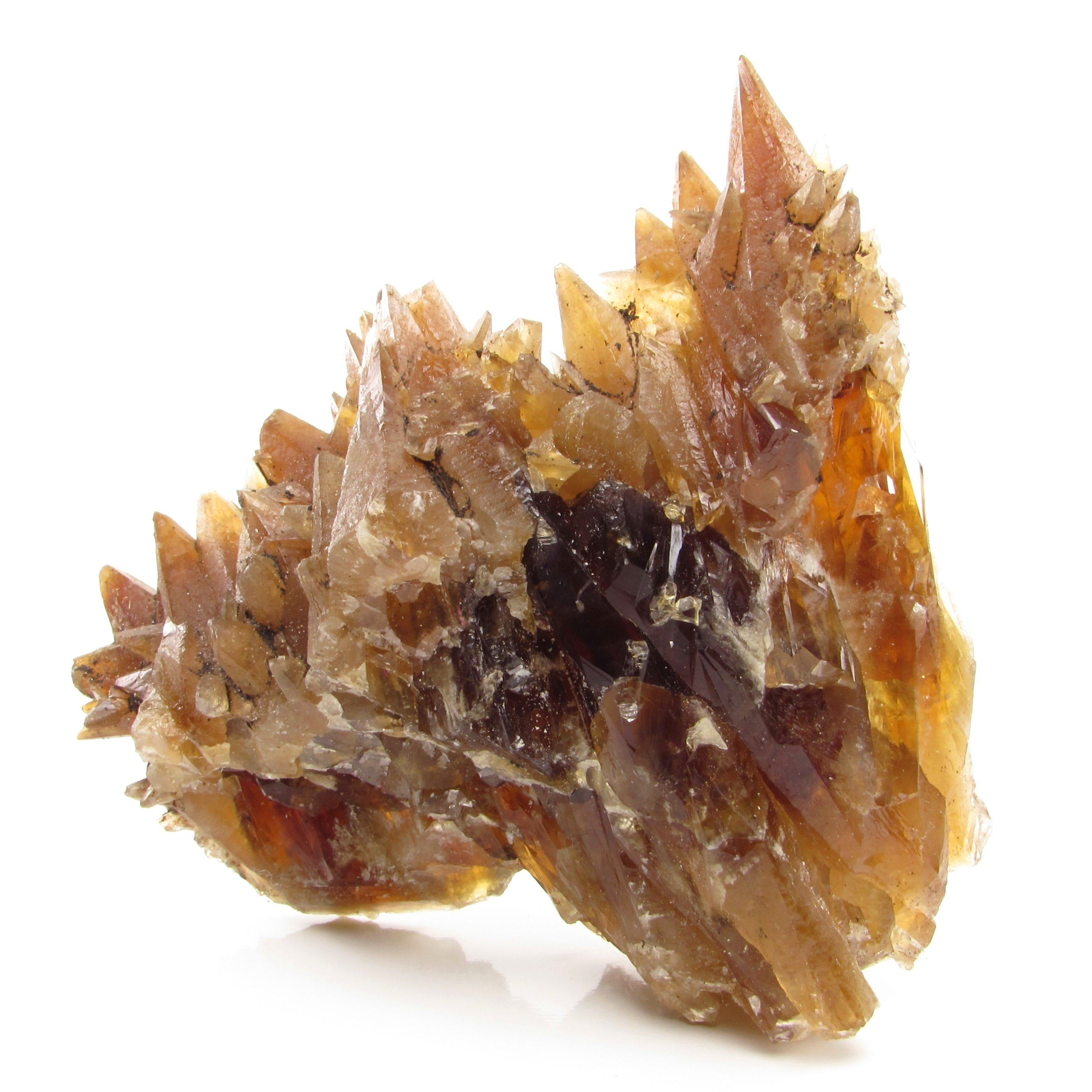 Amber Calcite