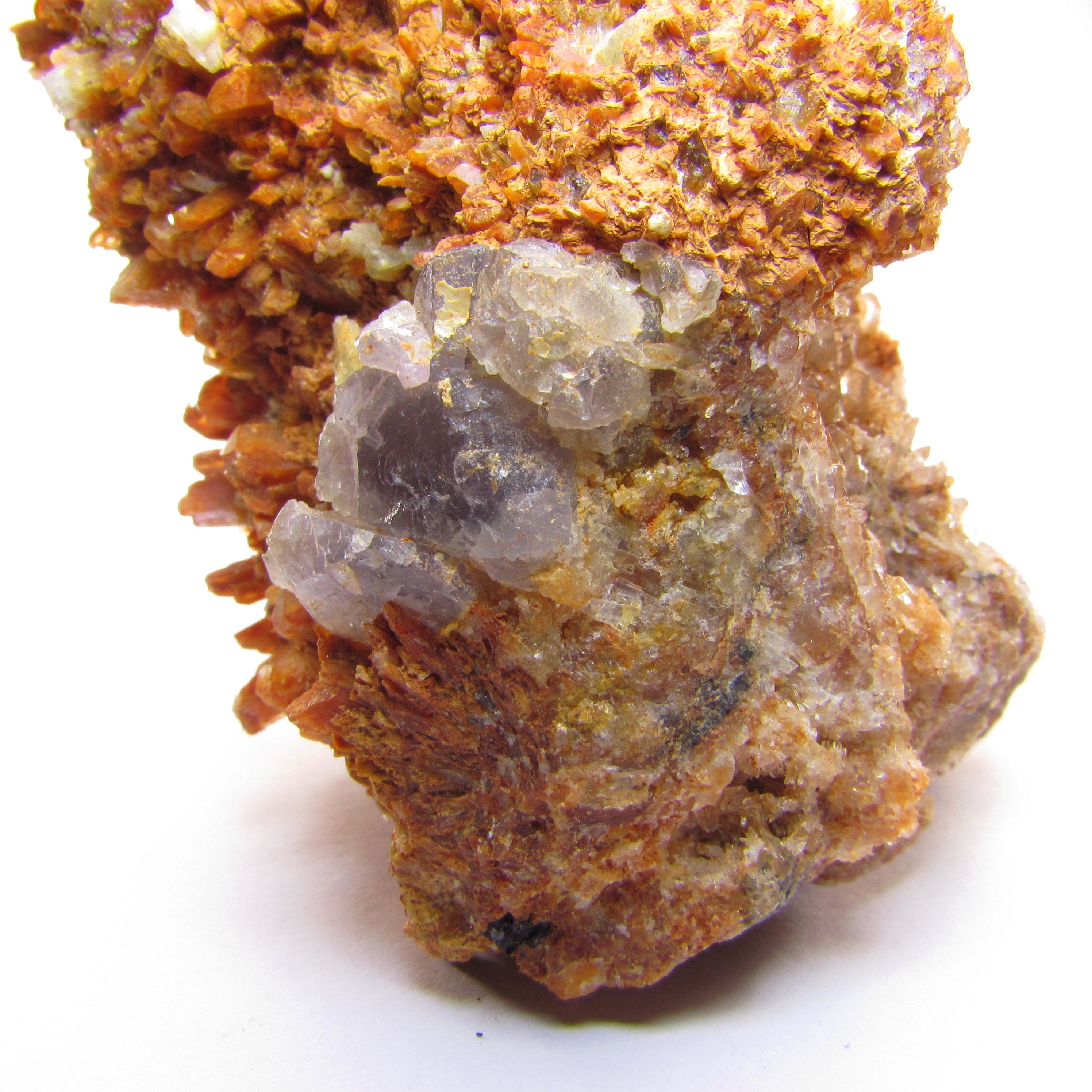 Heavy Rough Creedite with Fluorite Inclusions - 13.47 oz