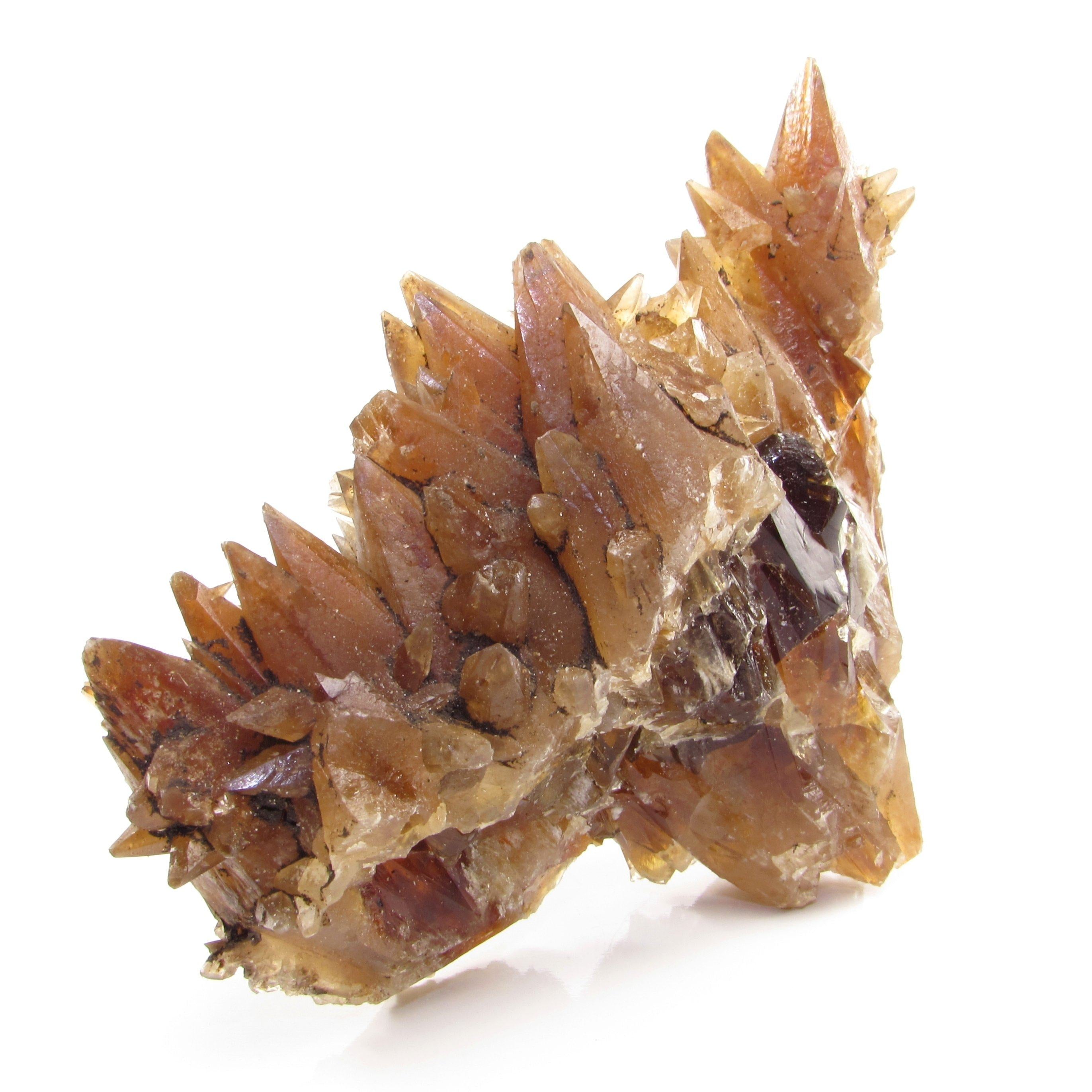 Amber Calcite