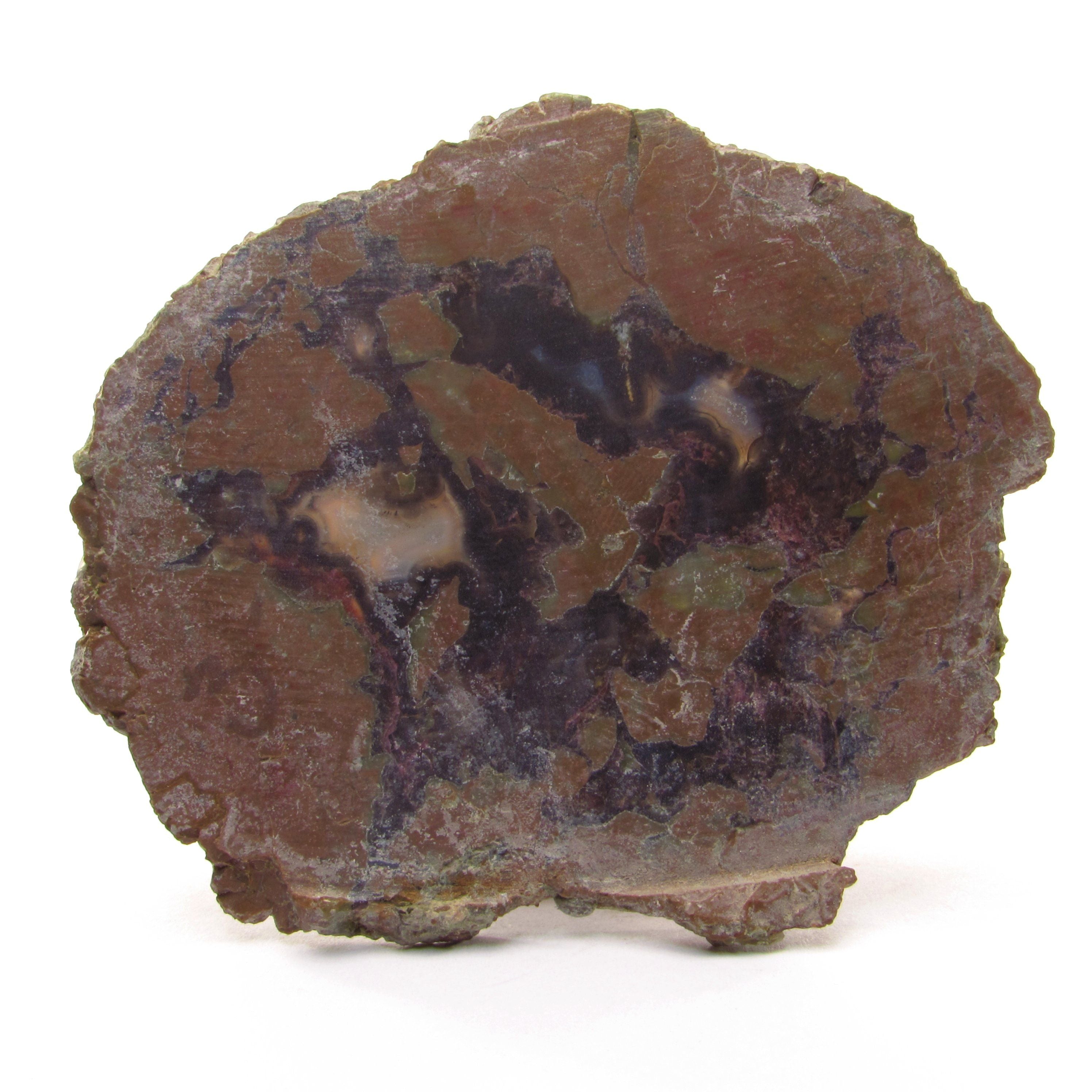 Rough Brown Agate Slice - 3.1 in. Length