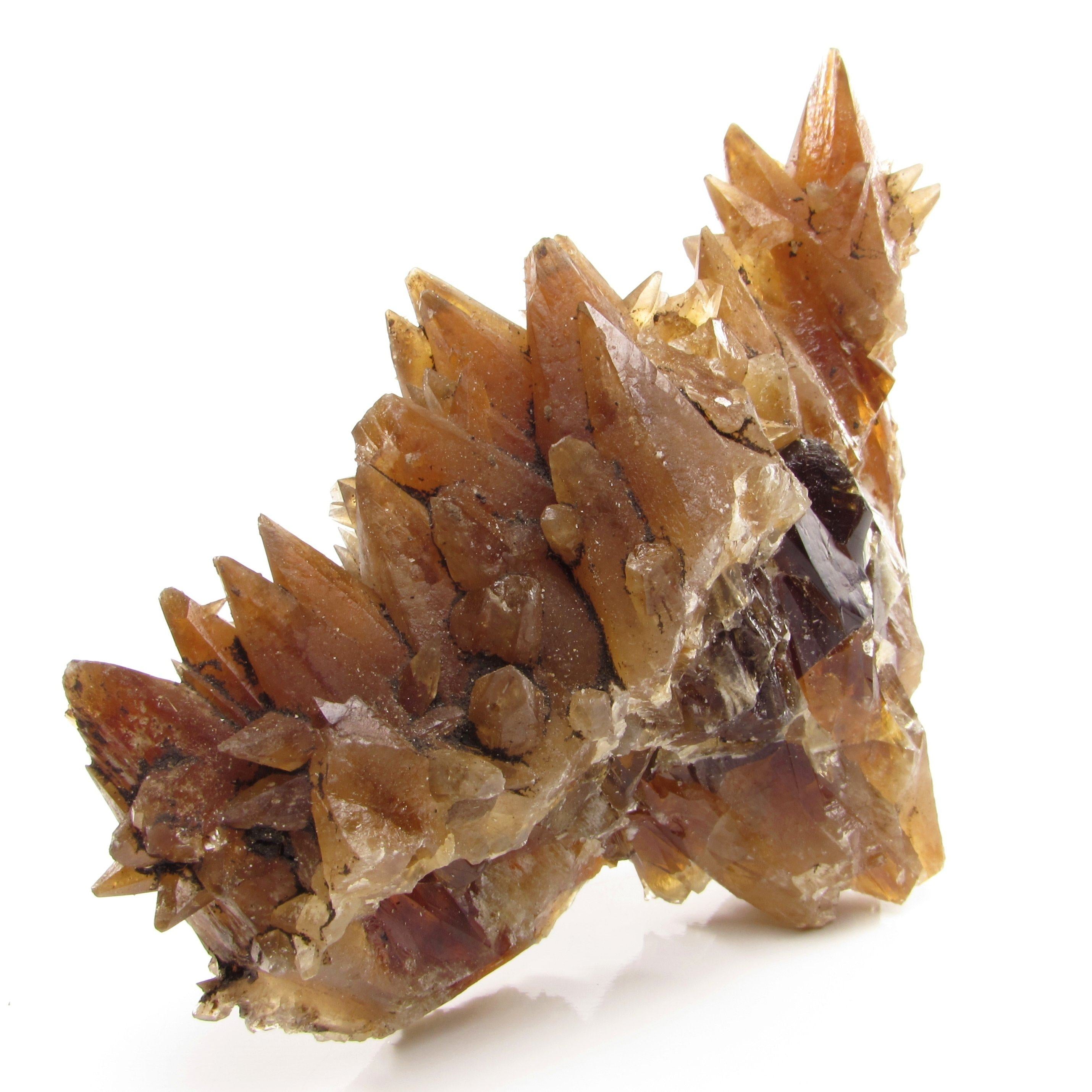 Amber Calcite