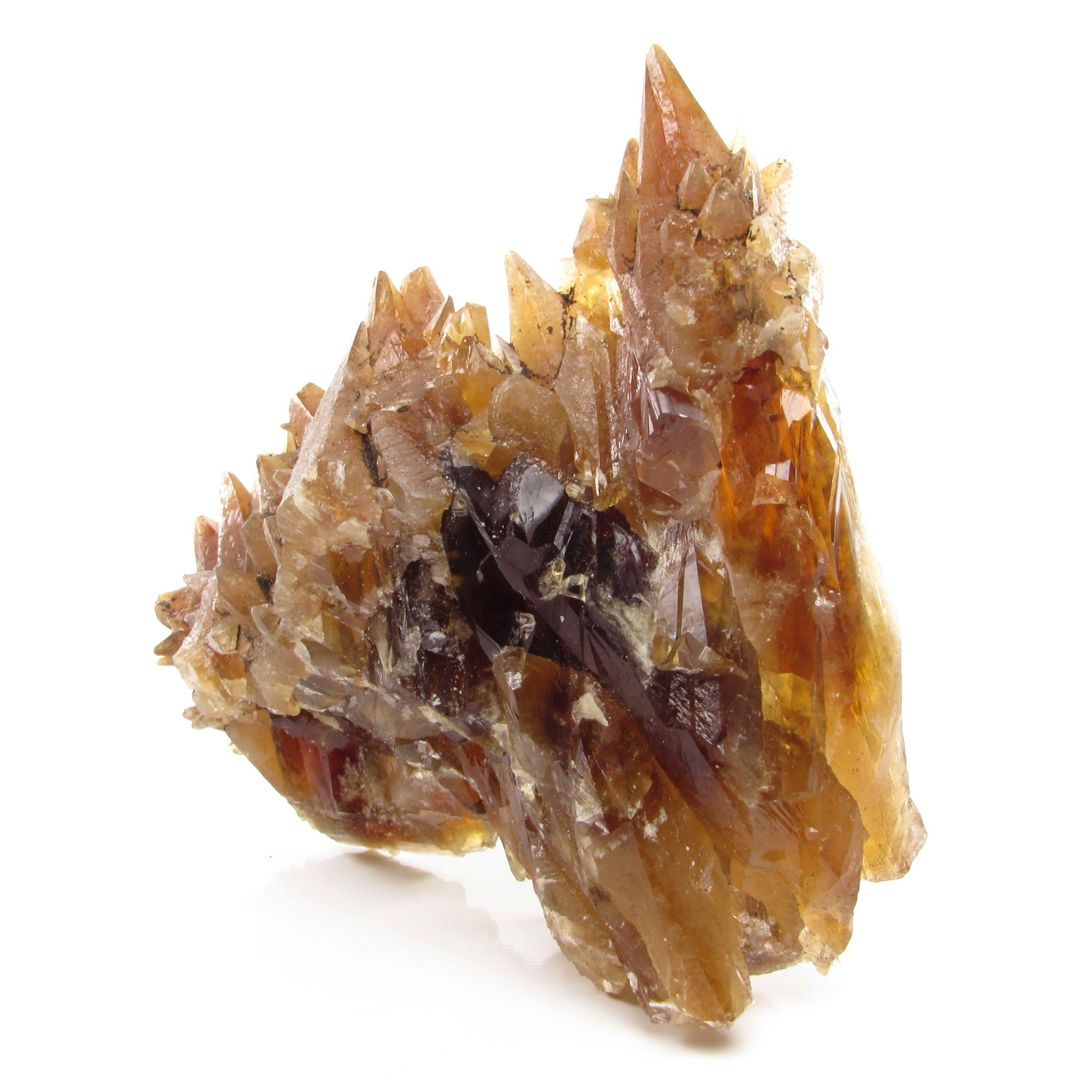 Amber Calcite