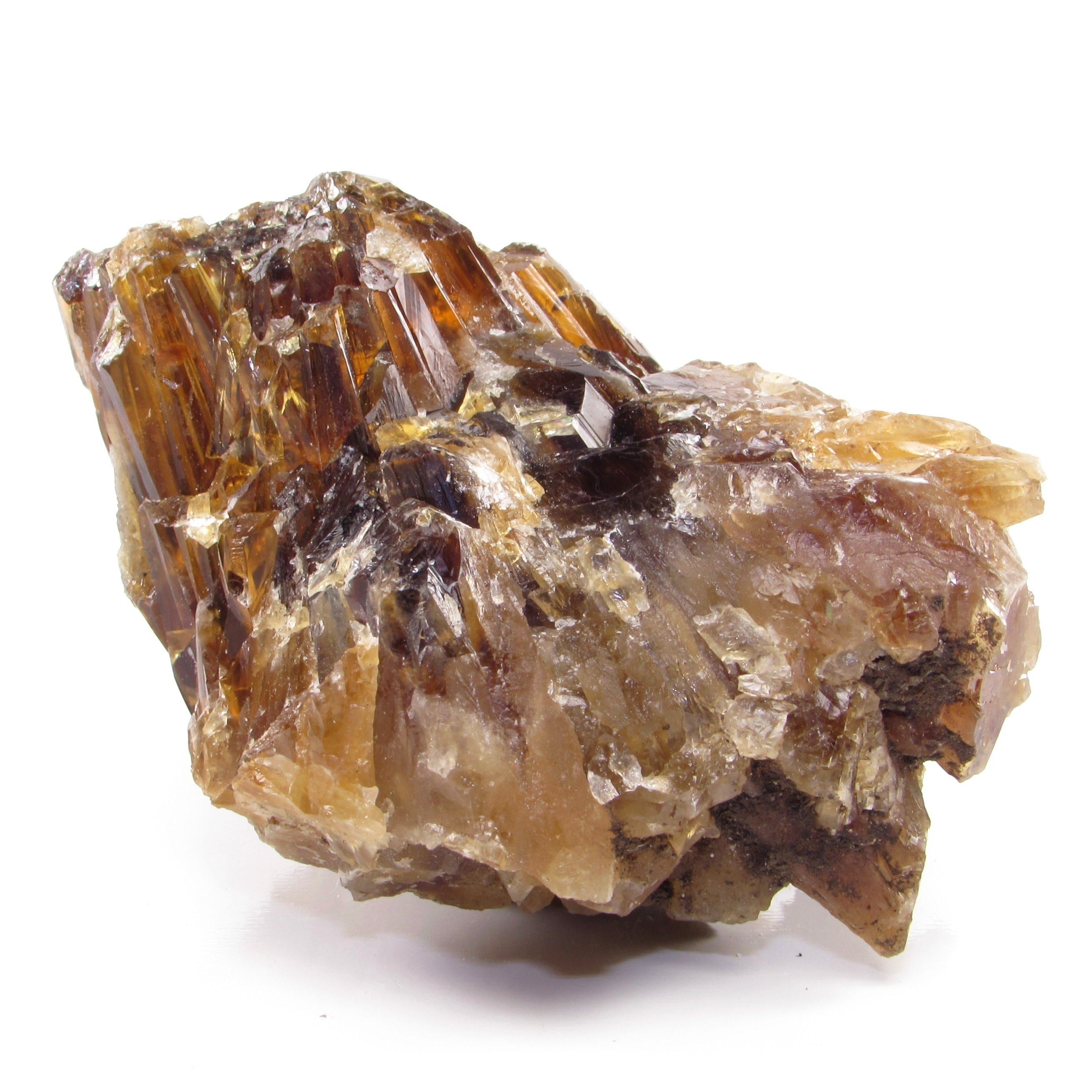 Amber Calcite