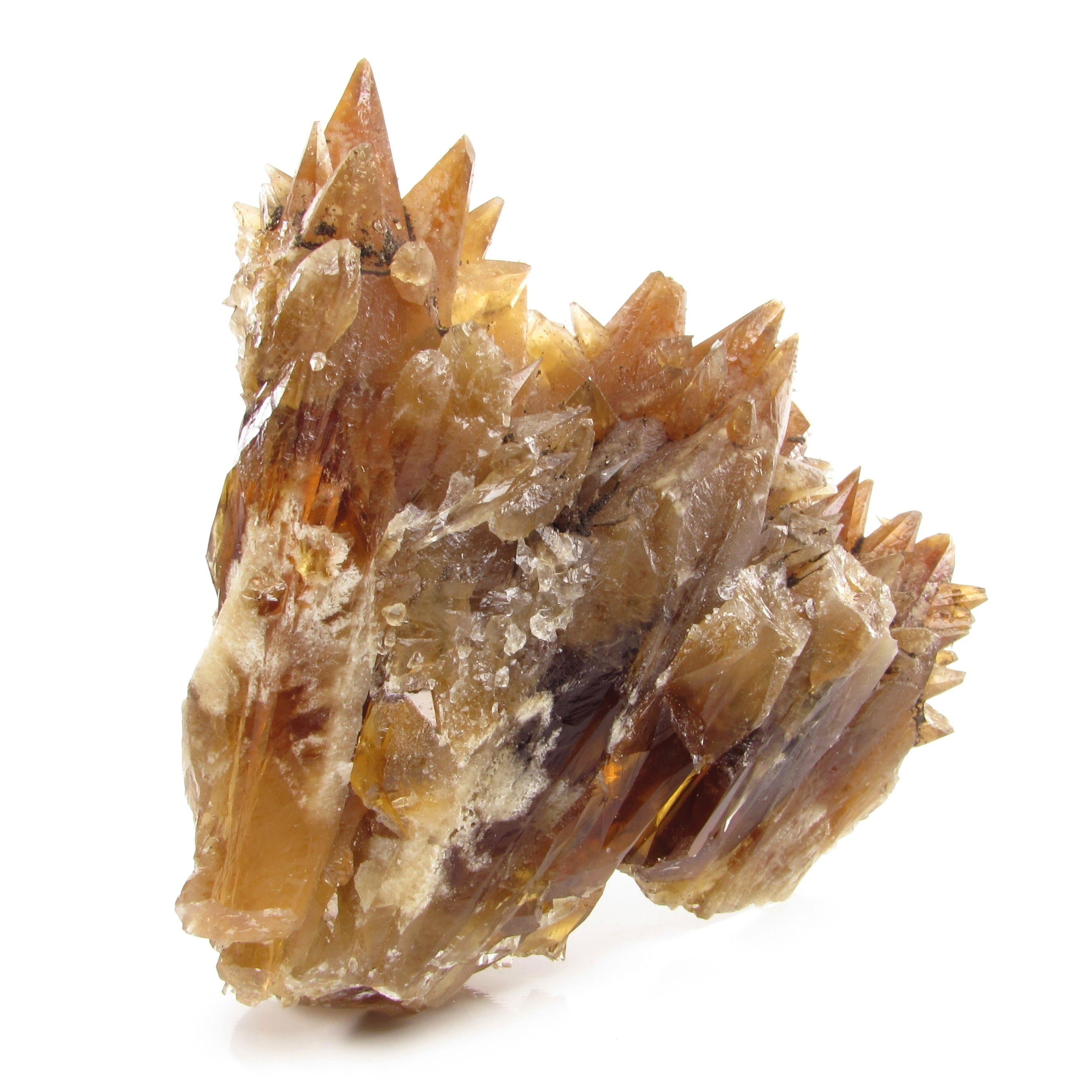 Amber Calcite