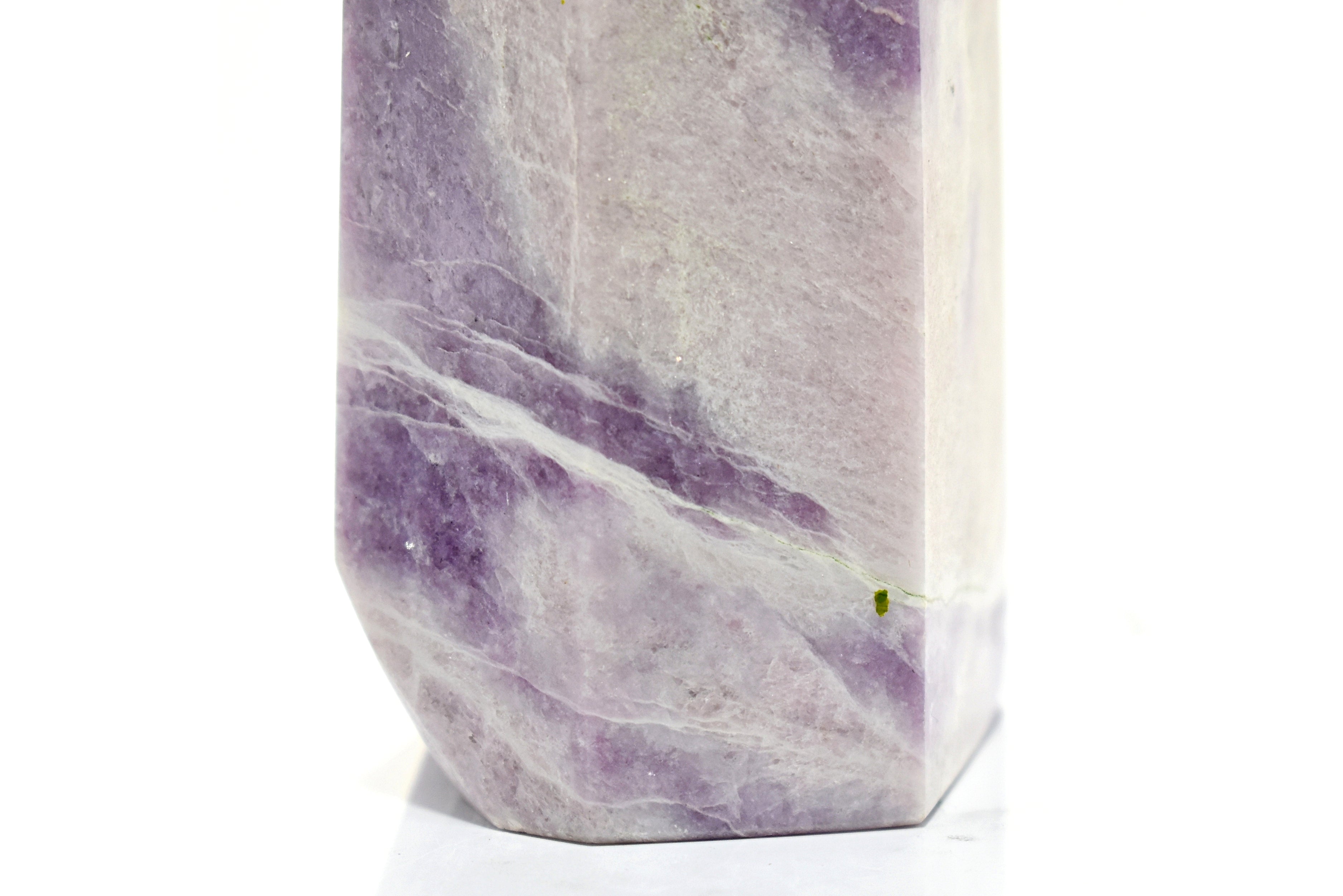 Large 7.15 in. Lepidolite Polished Tower