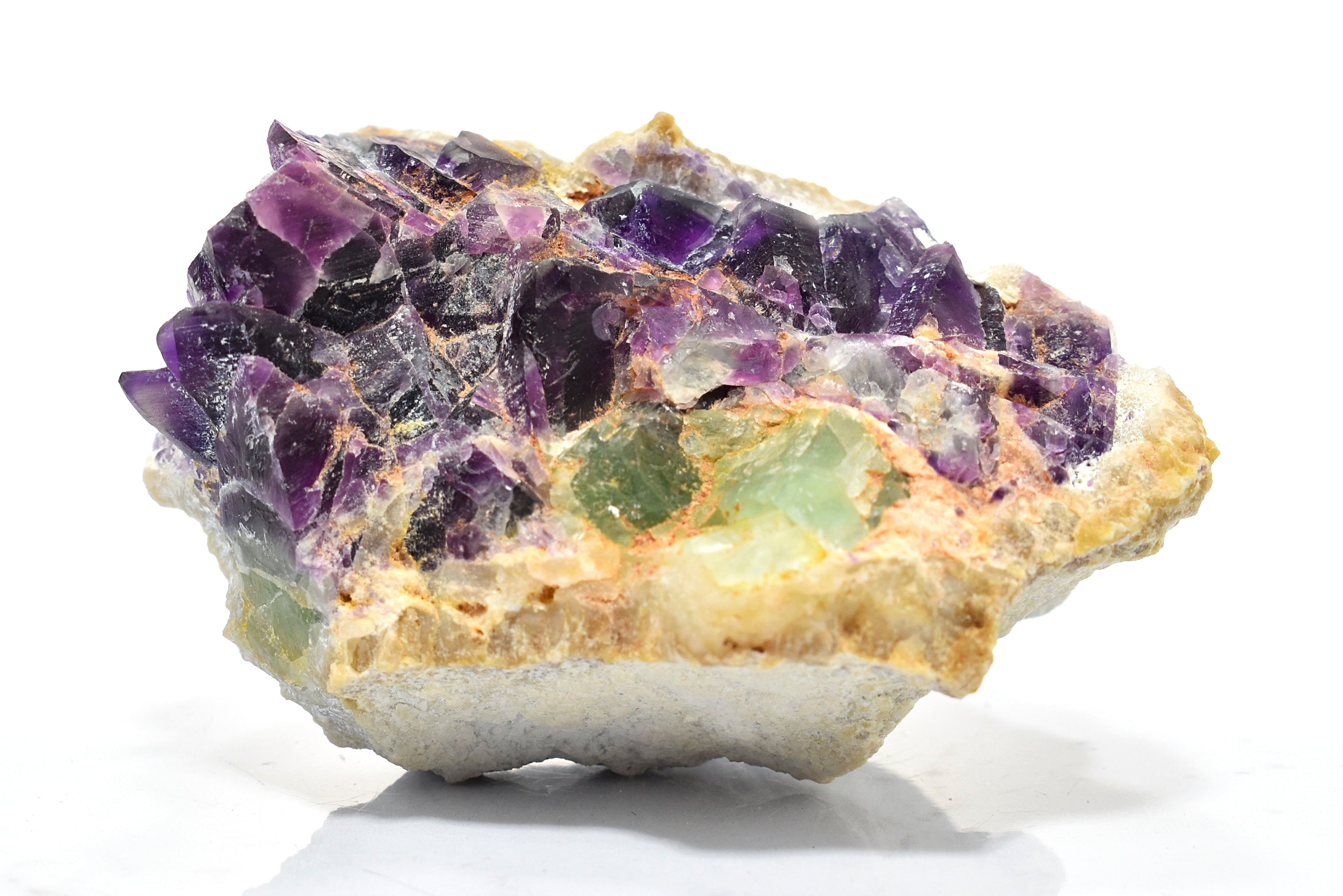 Purple and Green Fluorite Rough Magical Piece