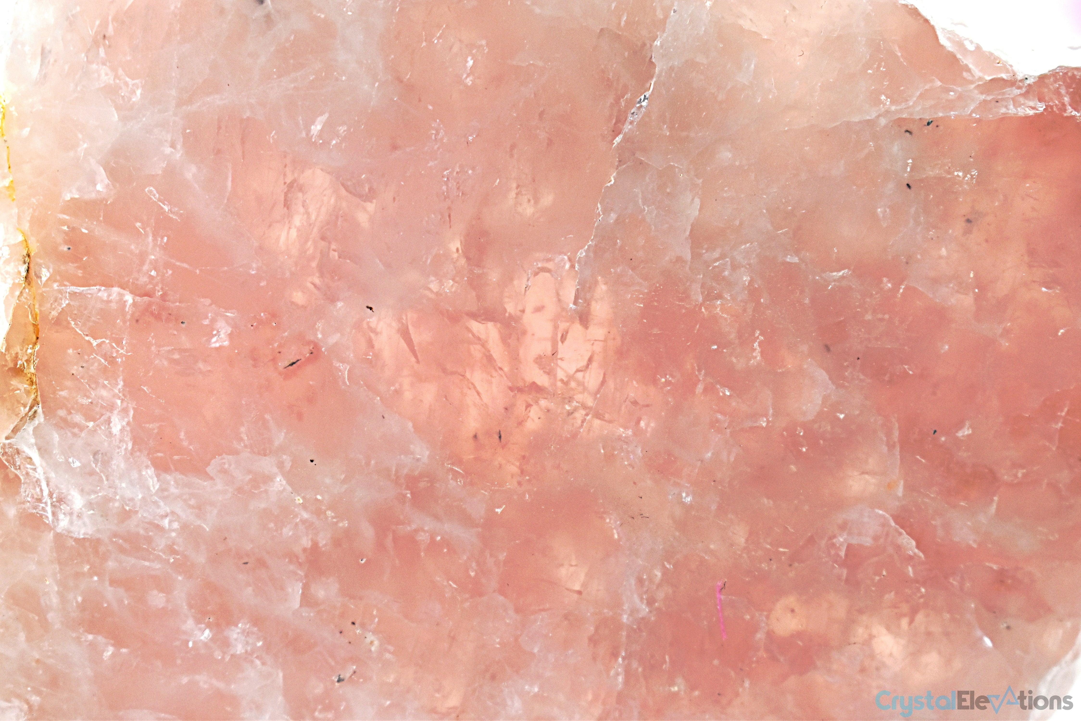 381.3g Rose Quartz Slab Large