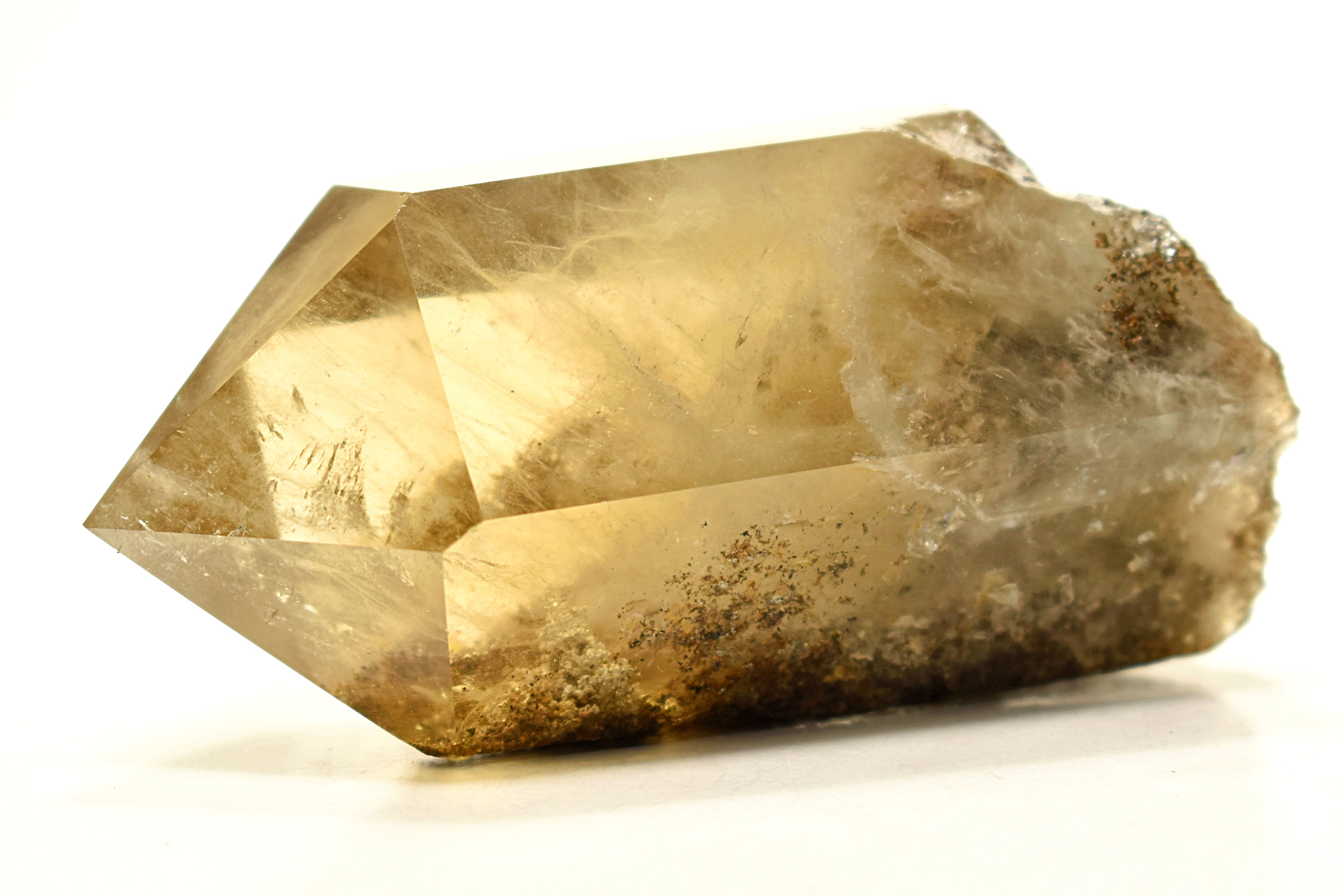 Natural Smoky Citrine 6-Sided Point