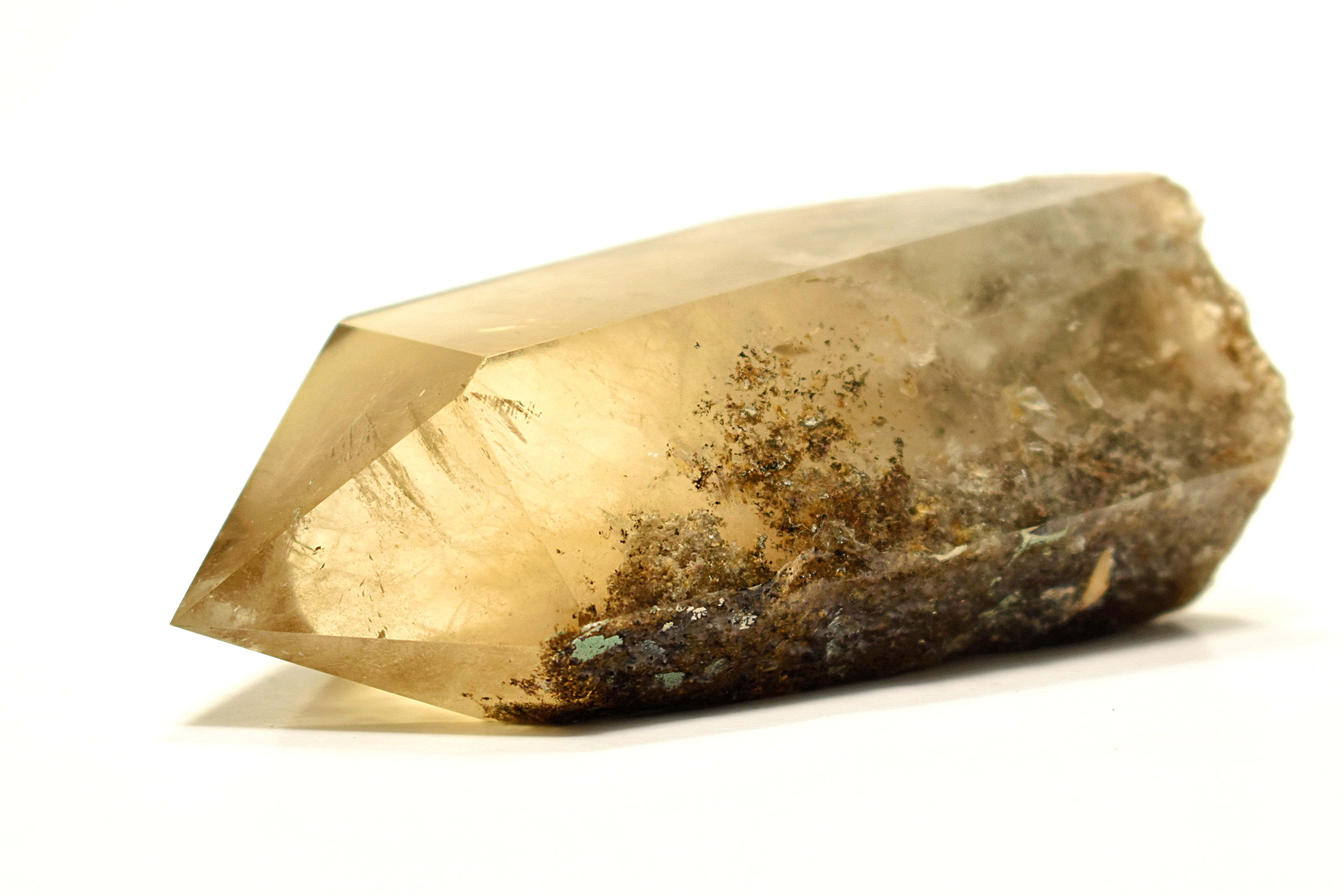 Natural Smoky Citrine 6-Sided Point