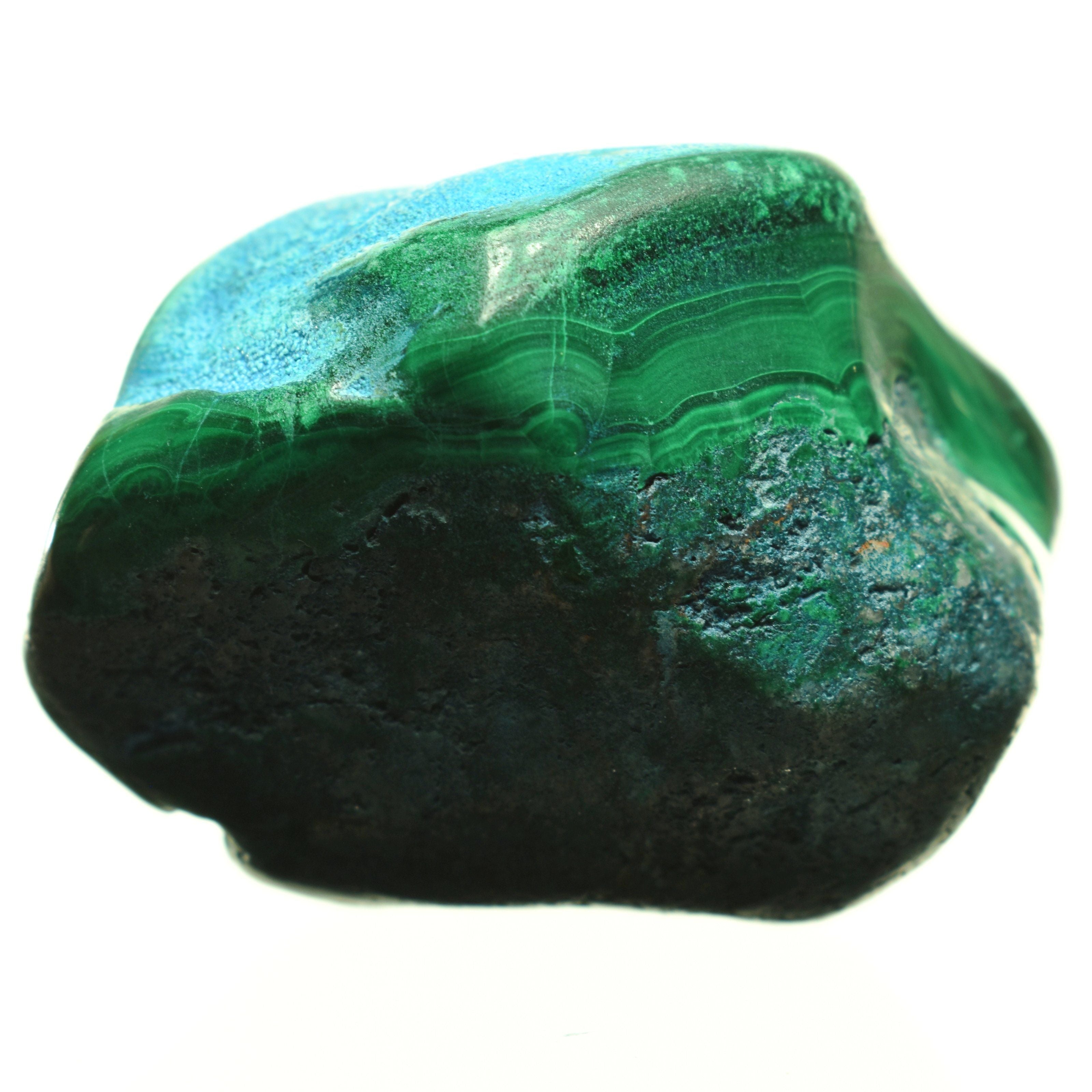 Malachite & Chrysocolla "Malacolla" Stone - 8.82 oz.