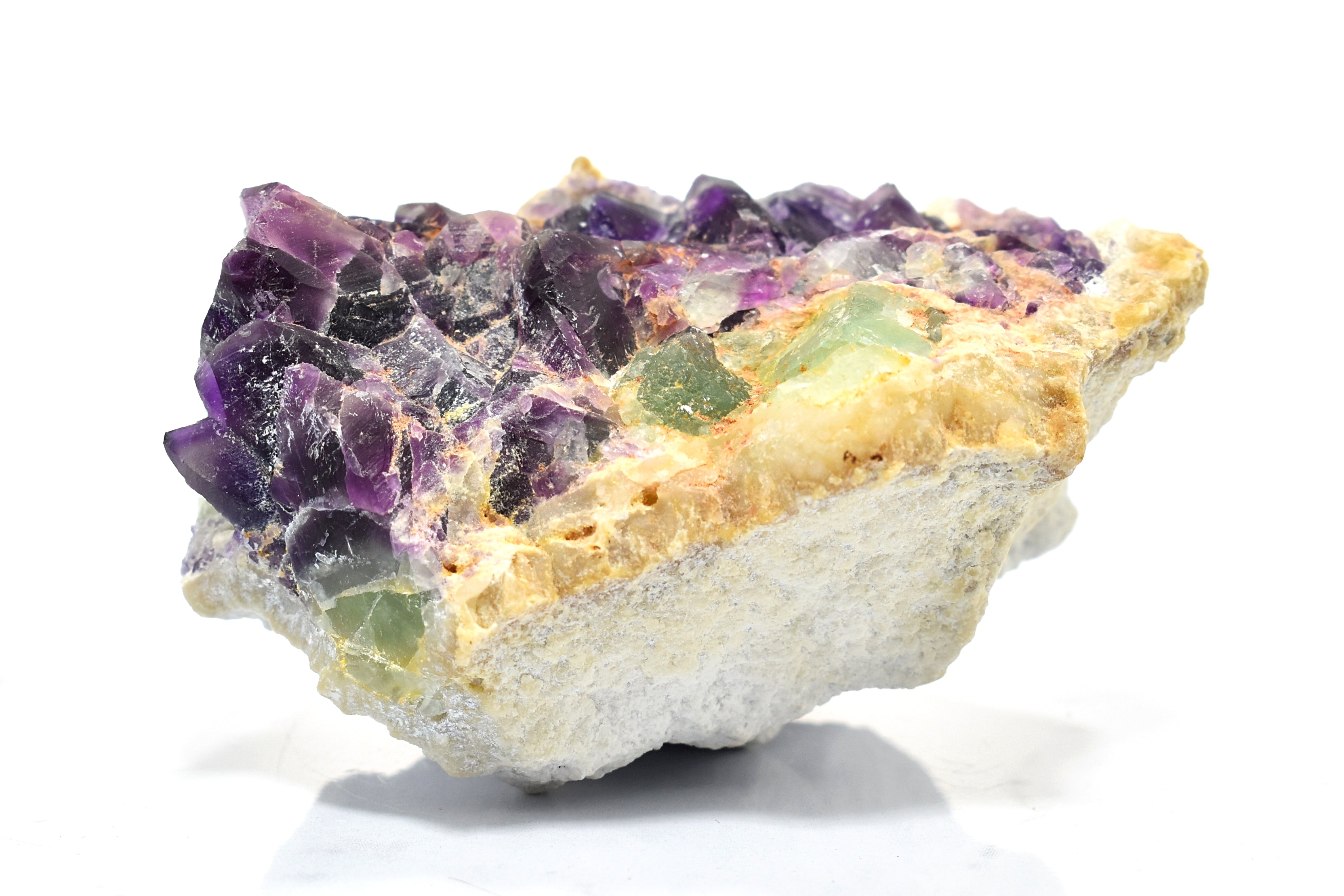 Purple and Green Fluorite Rough Magical Piece