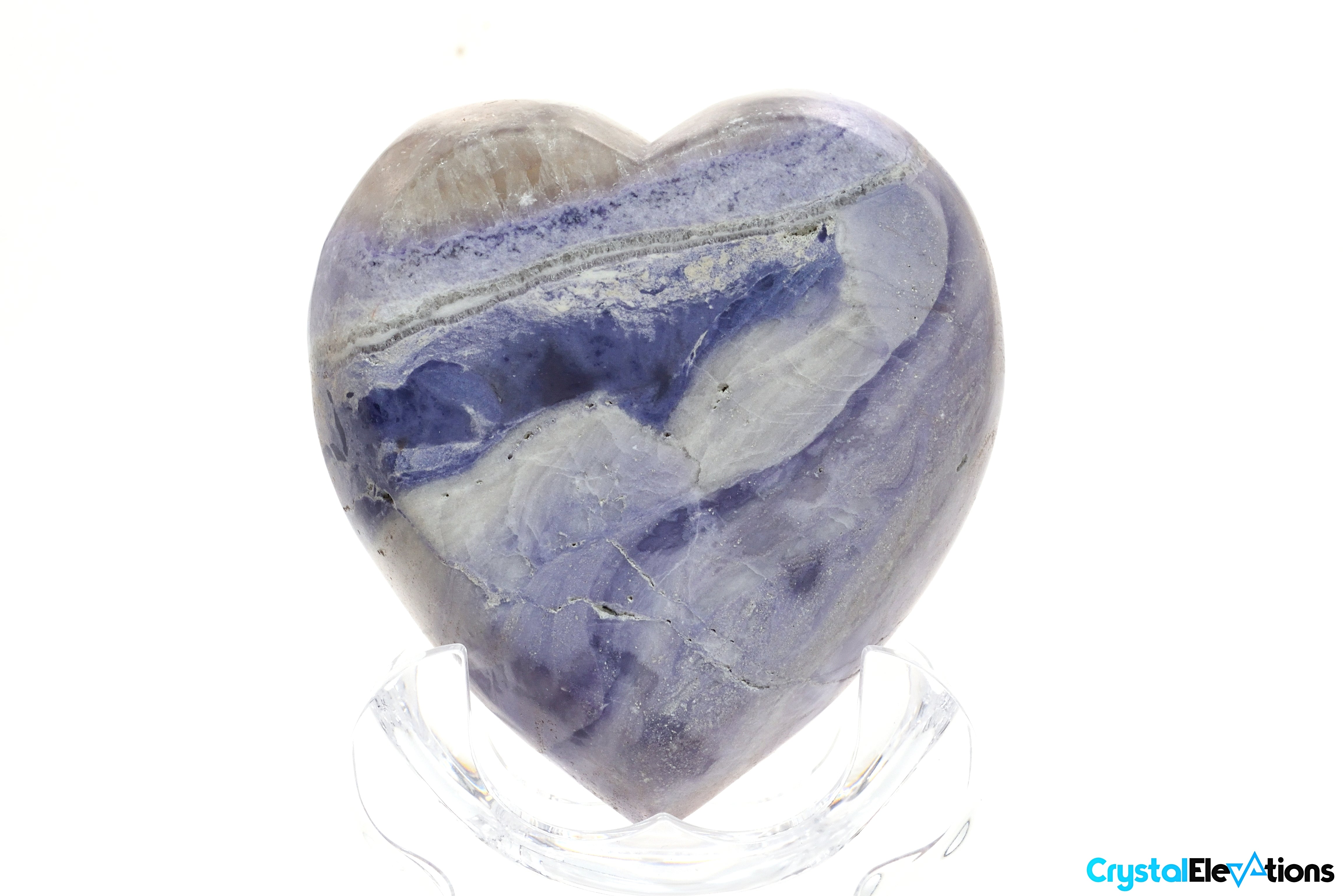 Silky Fluorite Heart-Shaped Bowl (Clearance - Small Chip)