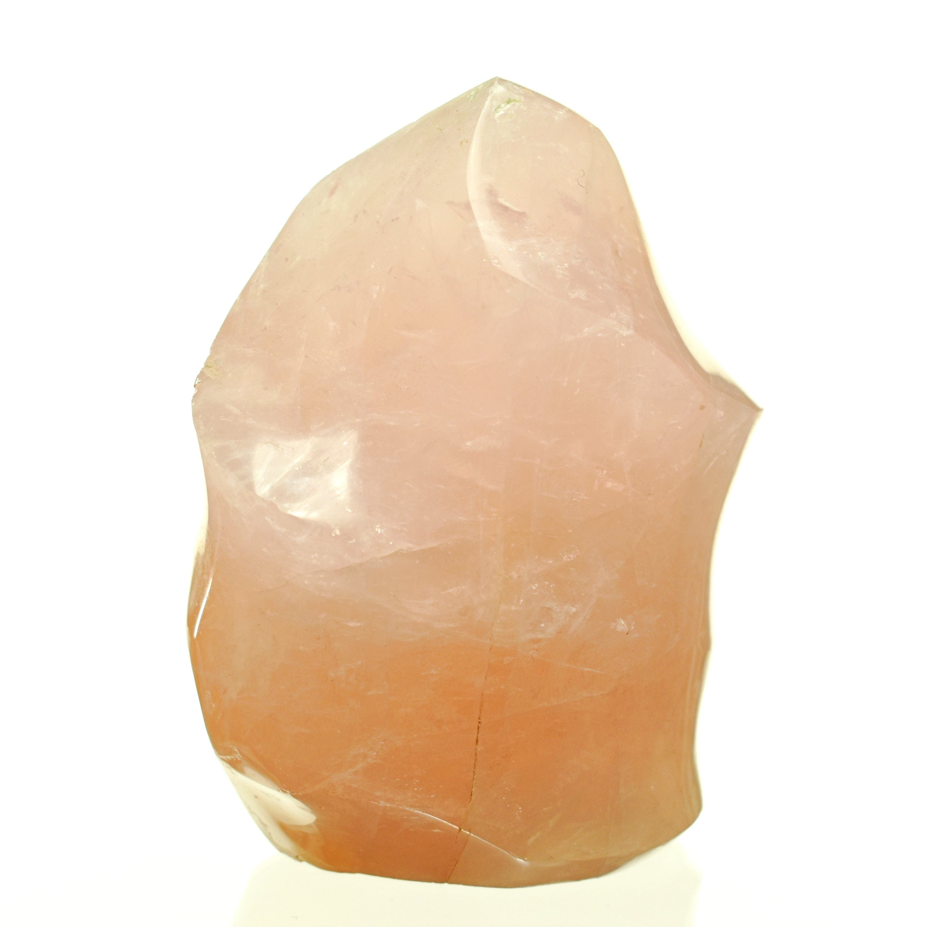 Rose Quartz Freeform Flame - 4.1 in.