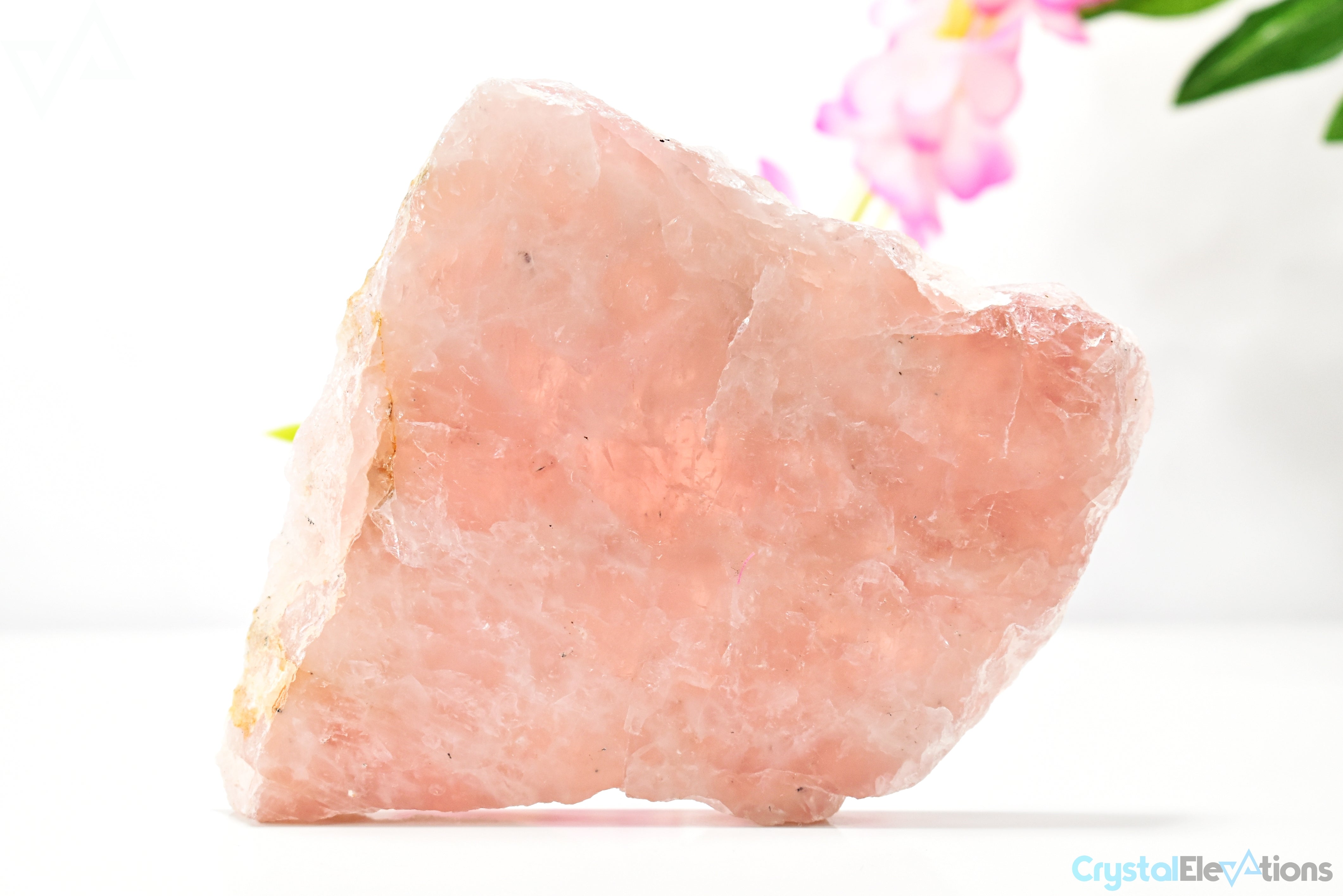 381.3g Rose Quartz Slab Large