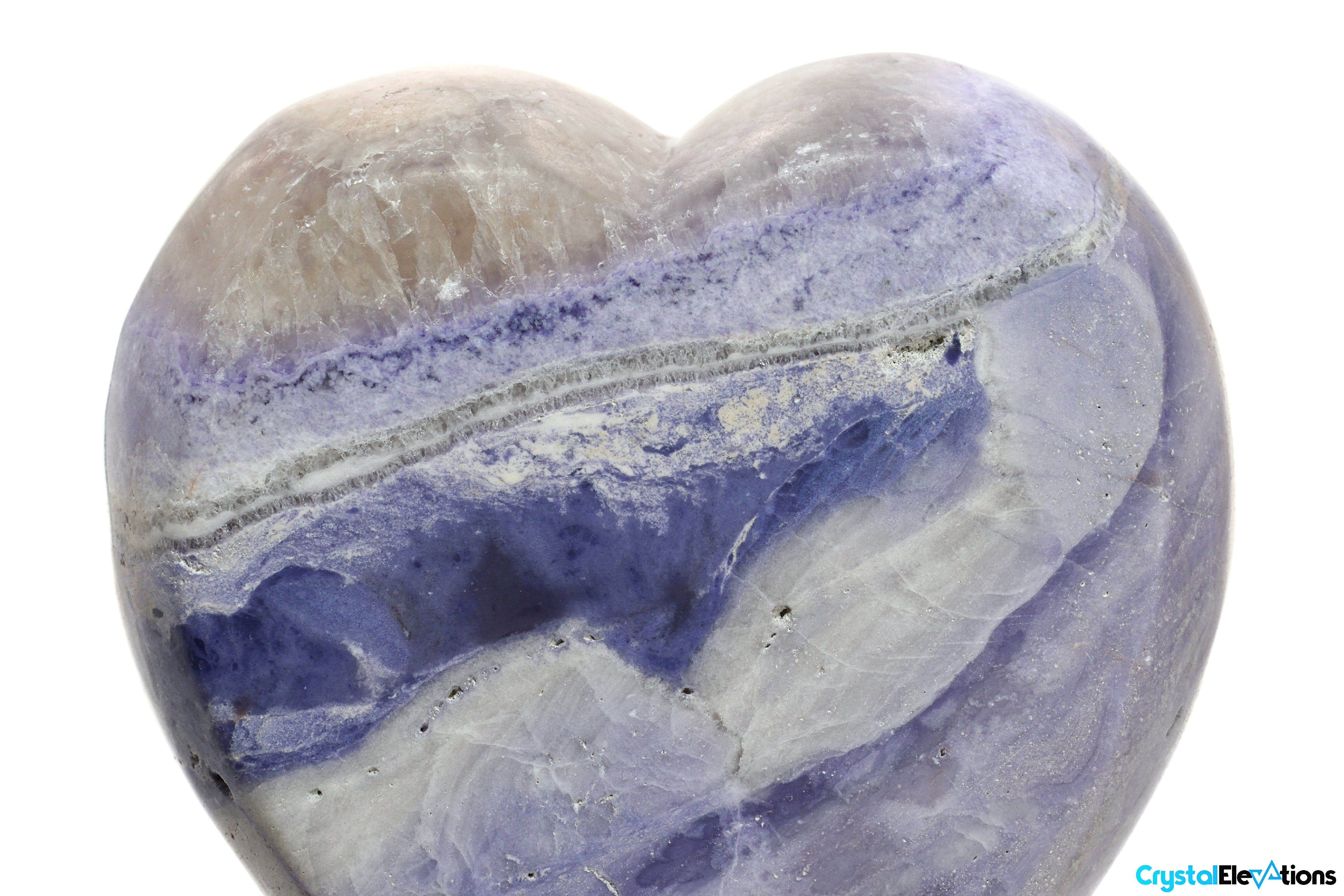 Silky Fluorite Heart-Shaped Bowl (Clearance - Small Chip)