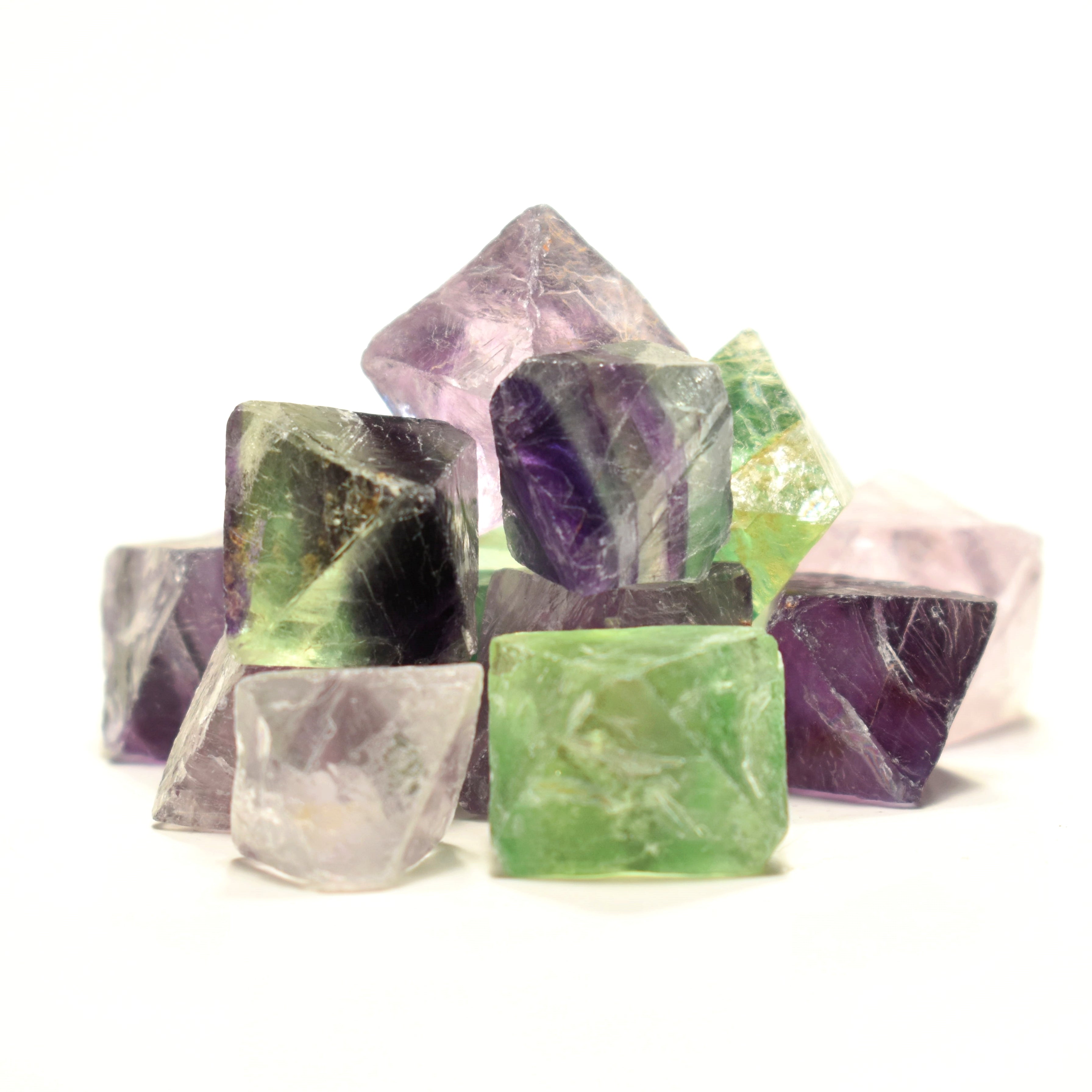 Fluorite Octahedron Shapes (Variety)