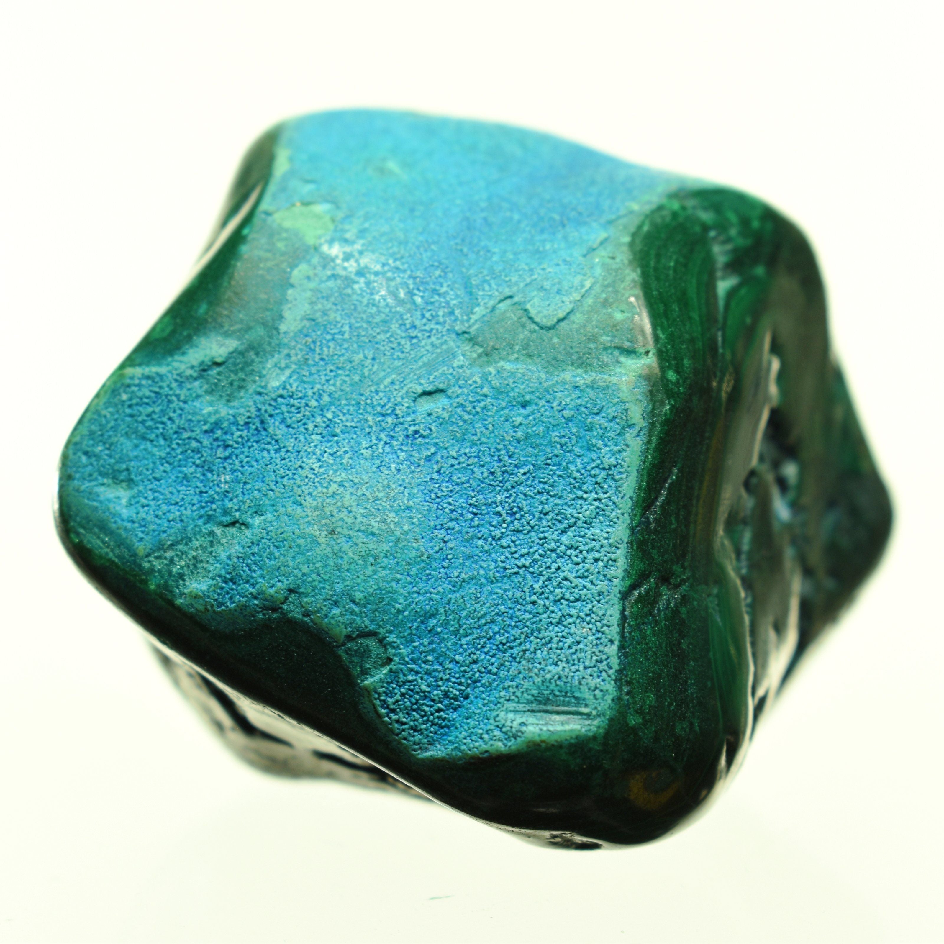 Malachite & Chrysocolla "Malacolla" Stone - 8.82 oz.