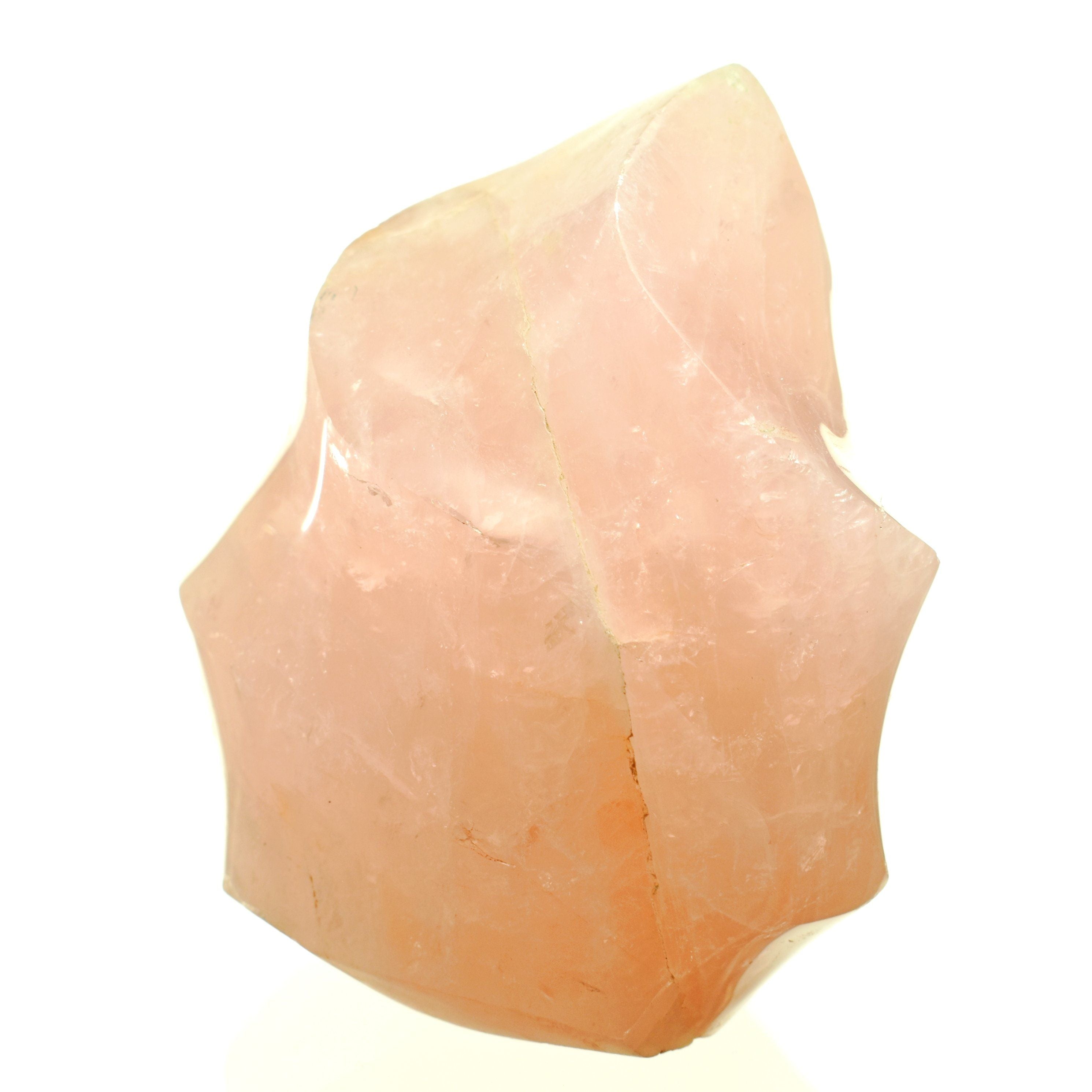 Rose Quartz Freeform Flame - 4.1 in.