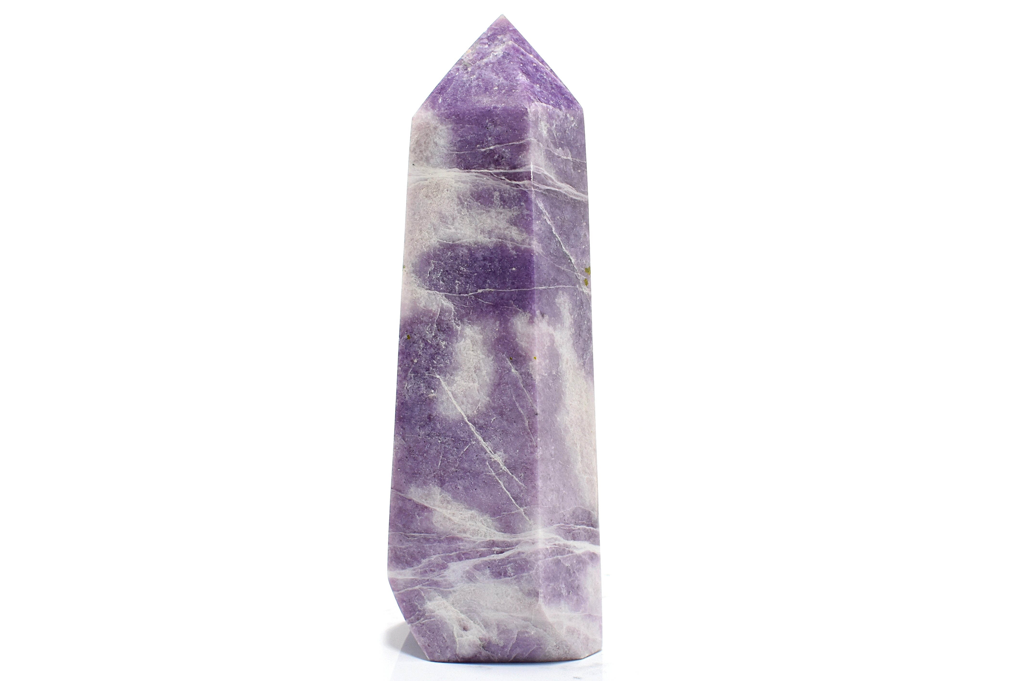 Large 7.15 in. Lepidolite Polished Tower