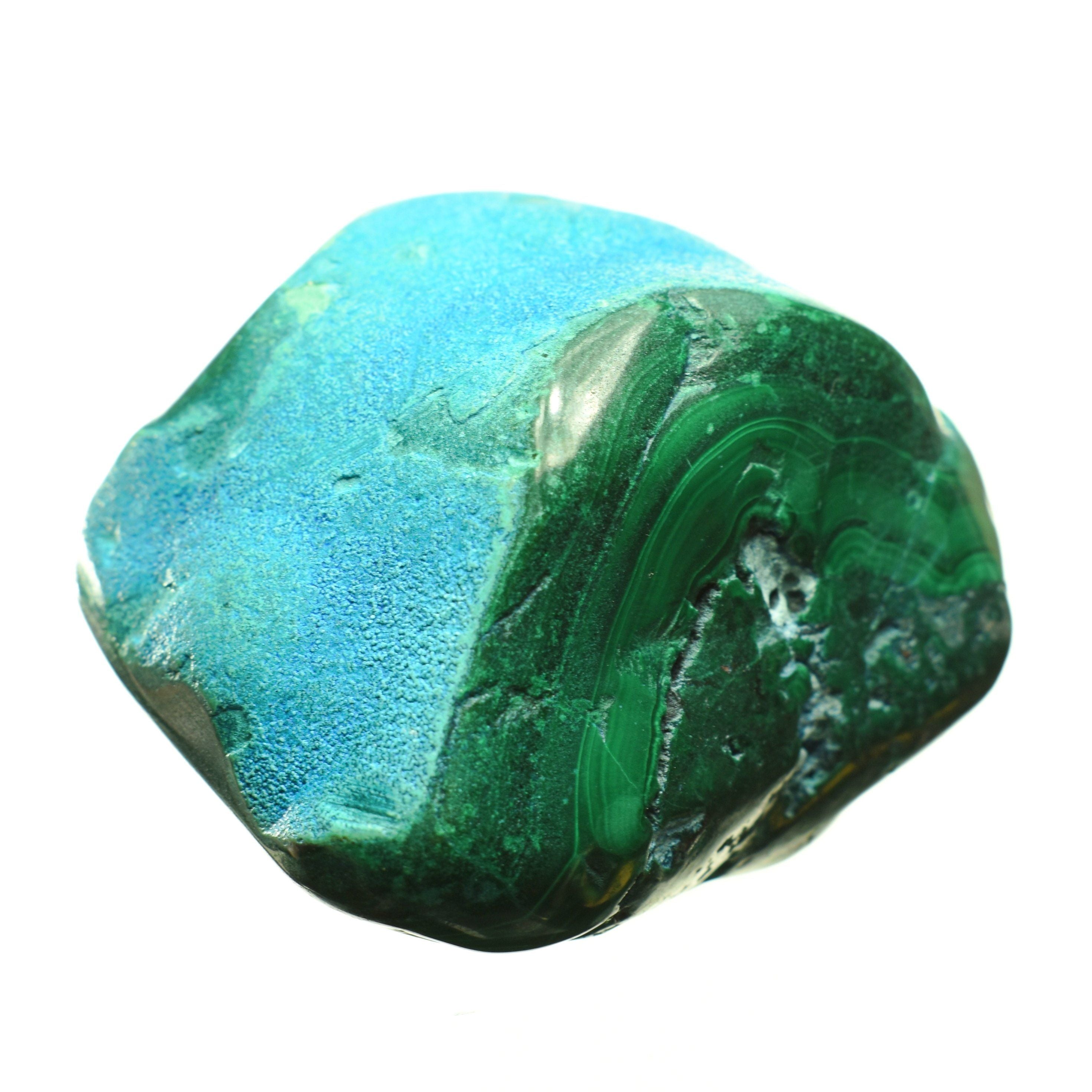 Malachite & Chrysocolla "Malacolla" Stone - 8.82 oz.