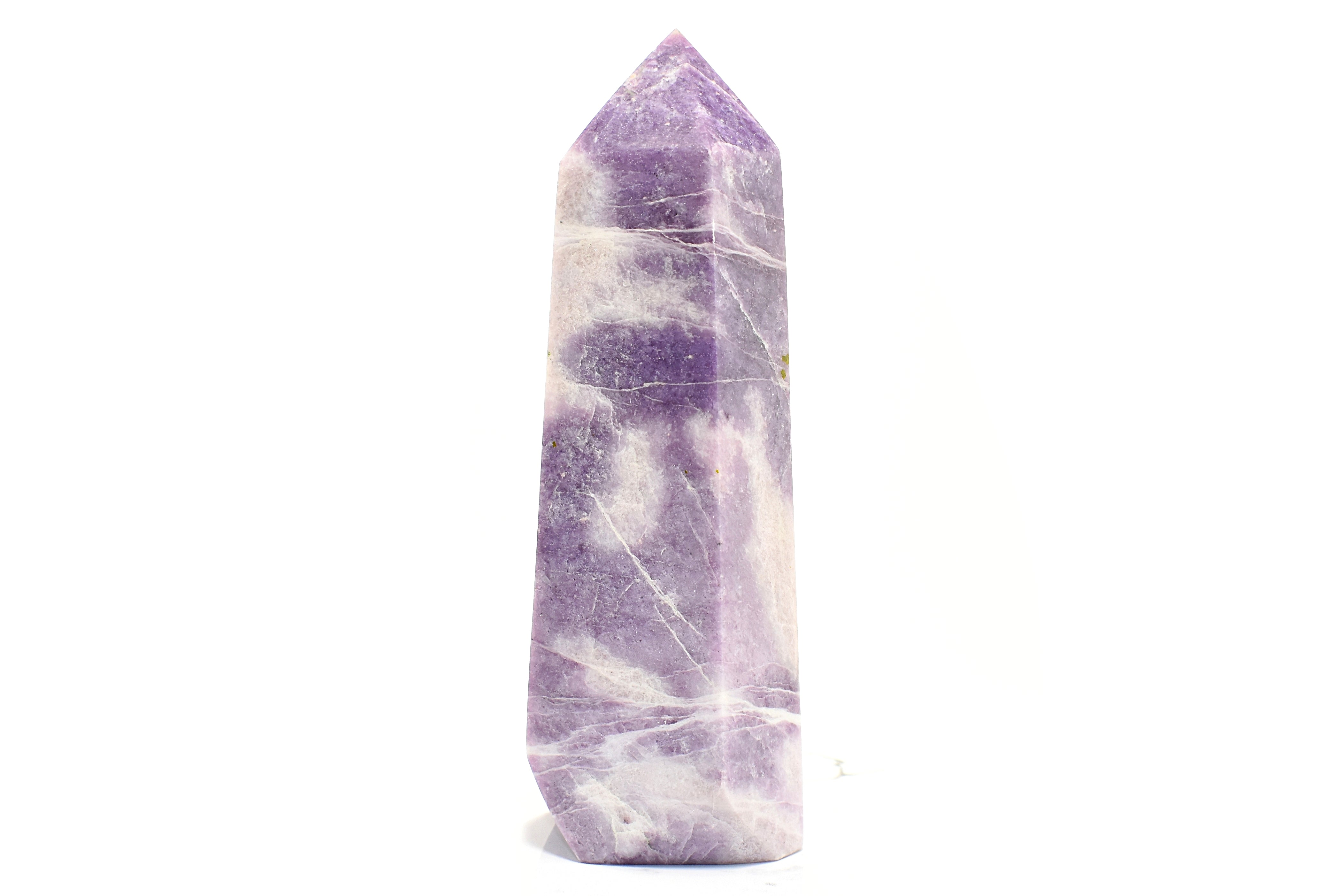 Large 7.15 in. Lepidolite Polished Tower