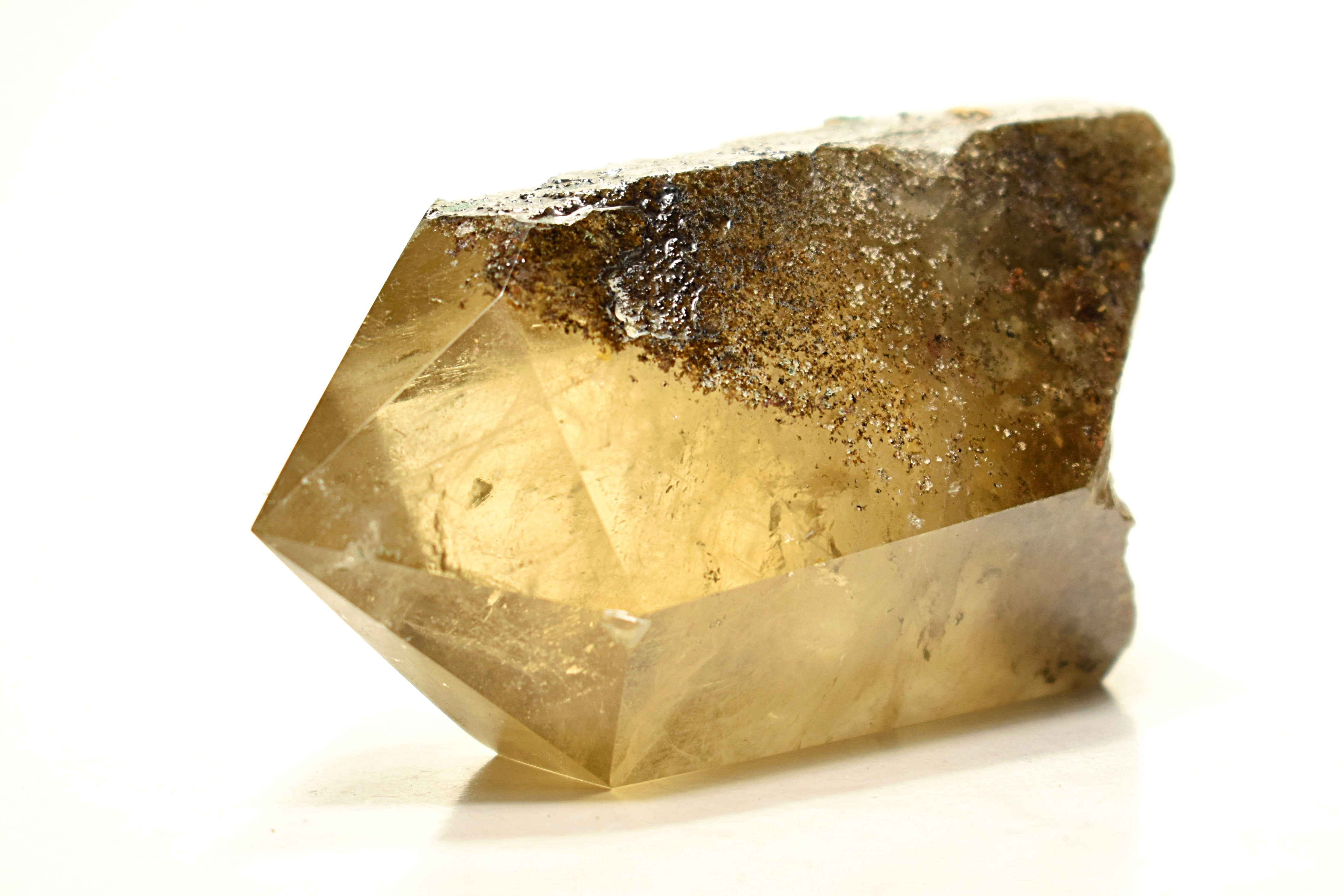 Natural Smoky Citrine 6-Sided Point