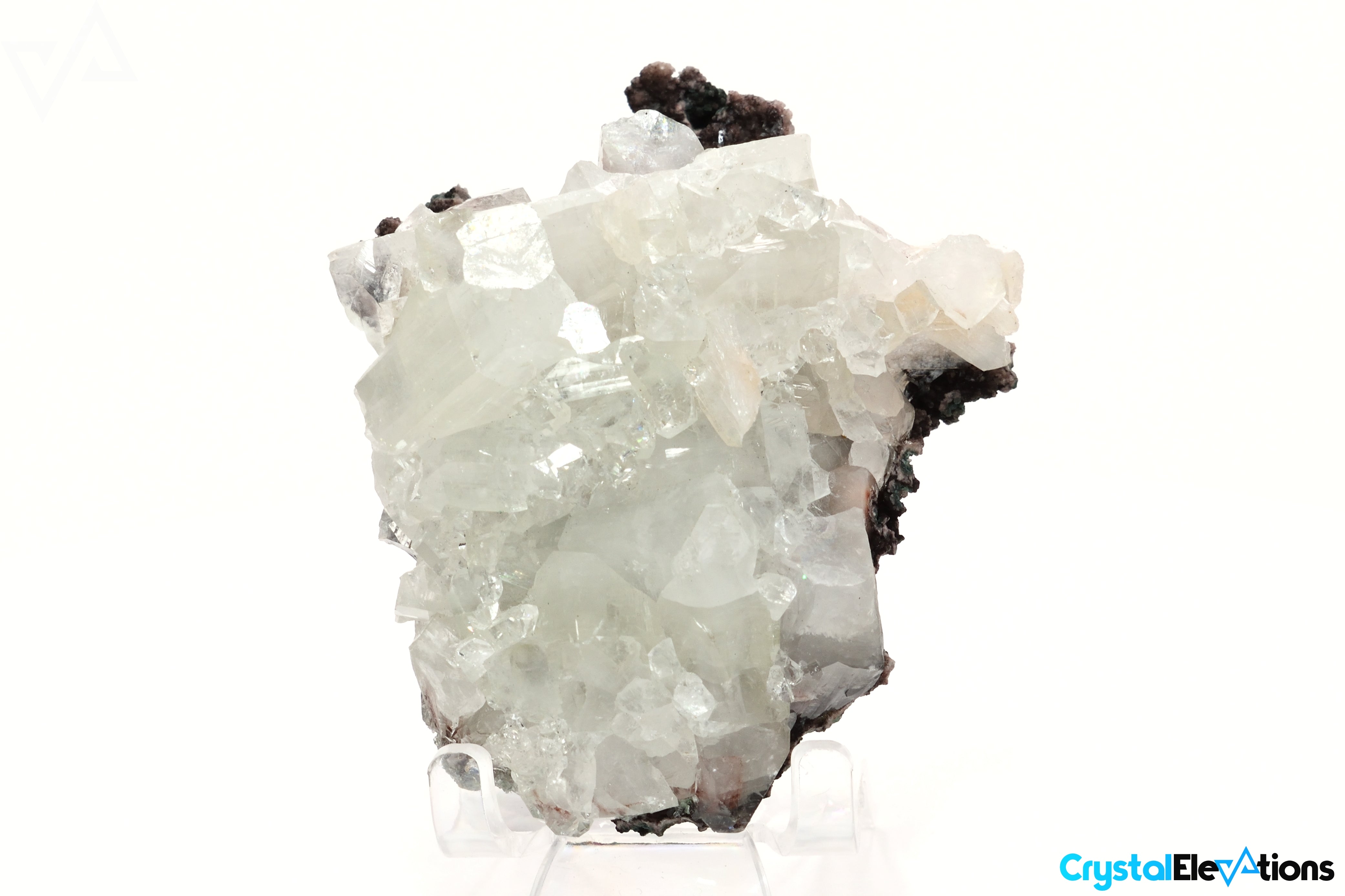 193.2g  Calcite Cluster on Rare Tenorite Matrix "The Stone of Wielding"