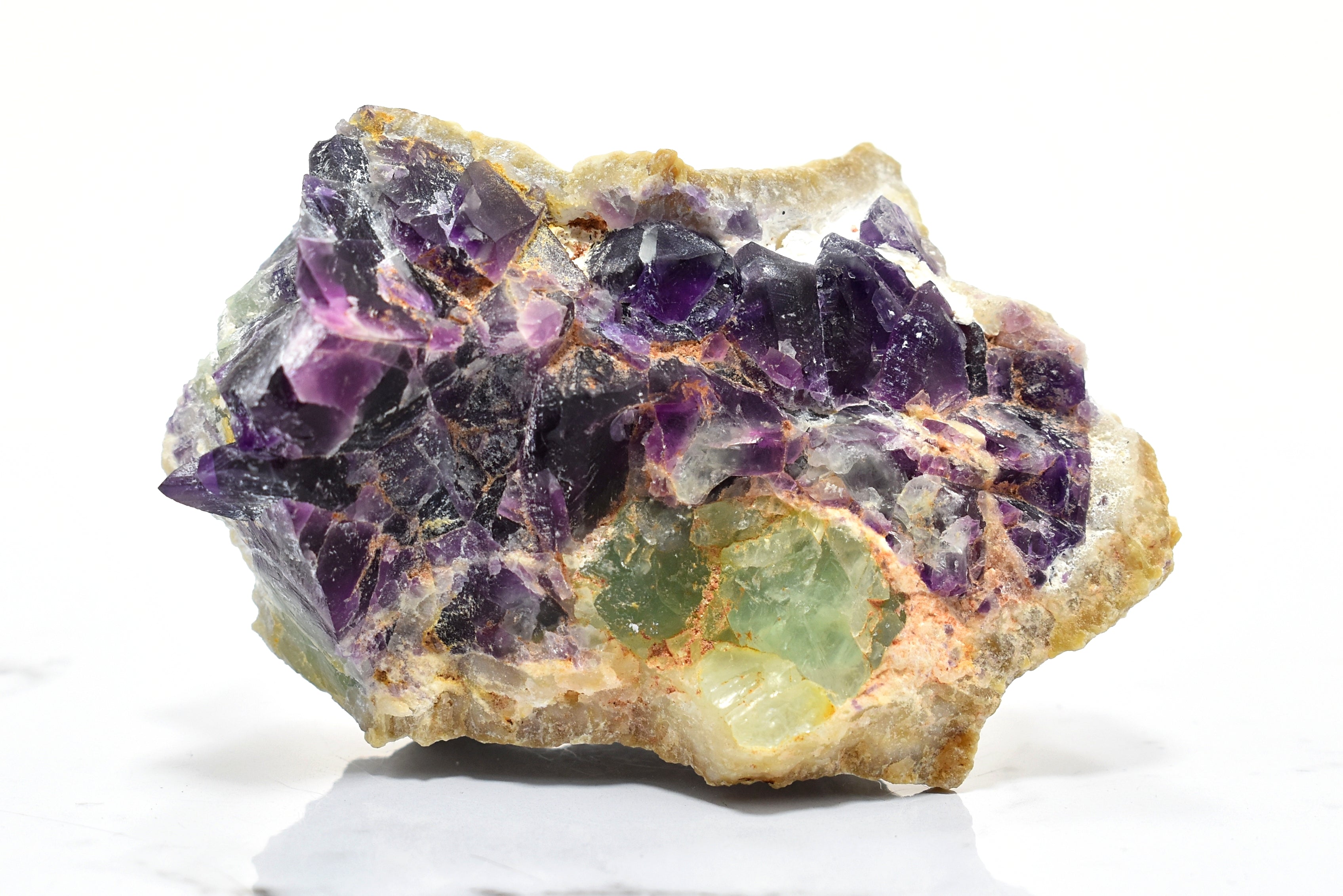 Purple and Green Fluorite Rough Magical Piece