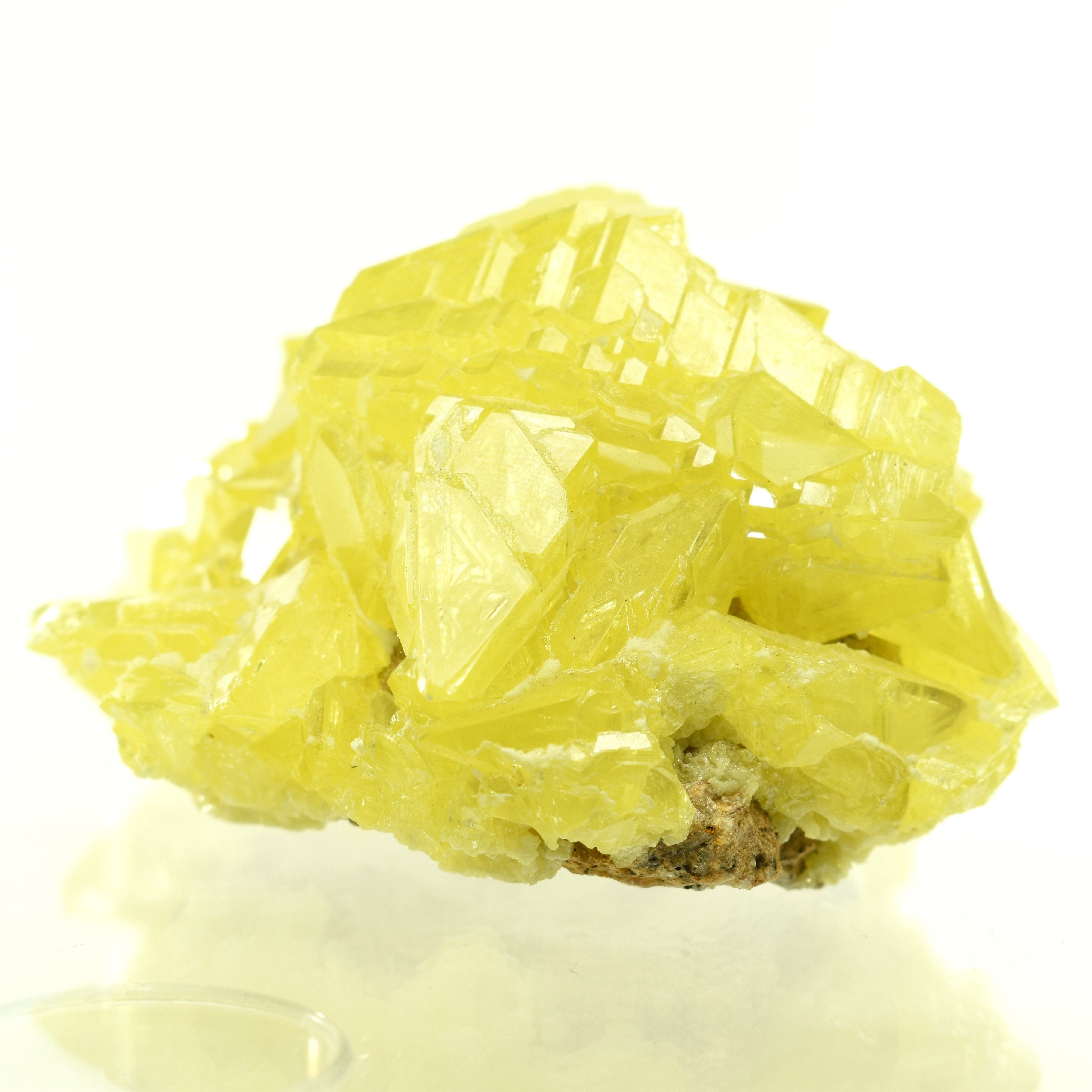 Raw Sulphur Crystal Chunk - 10.92 oz