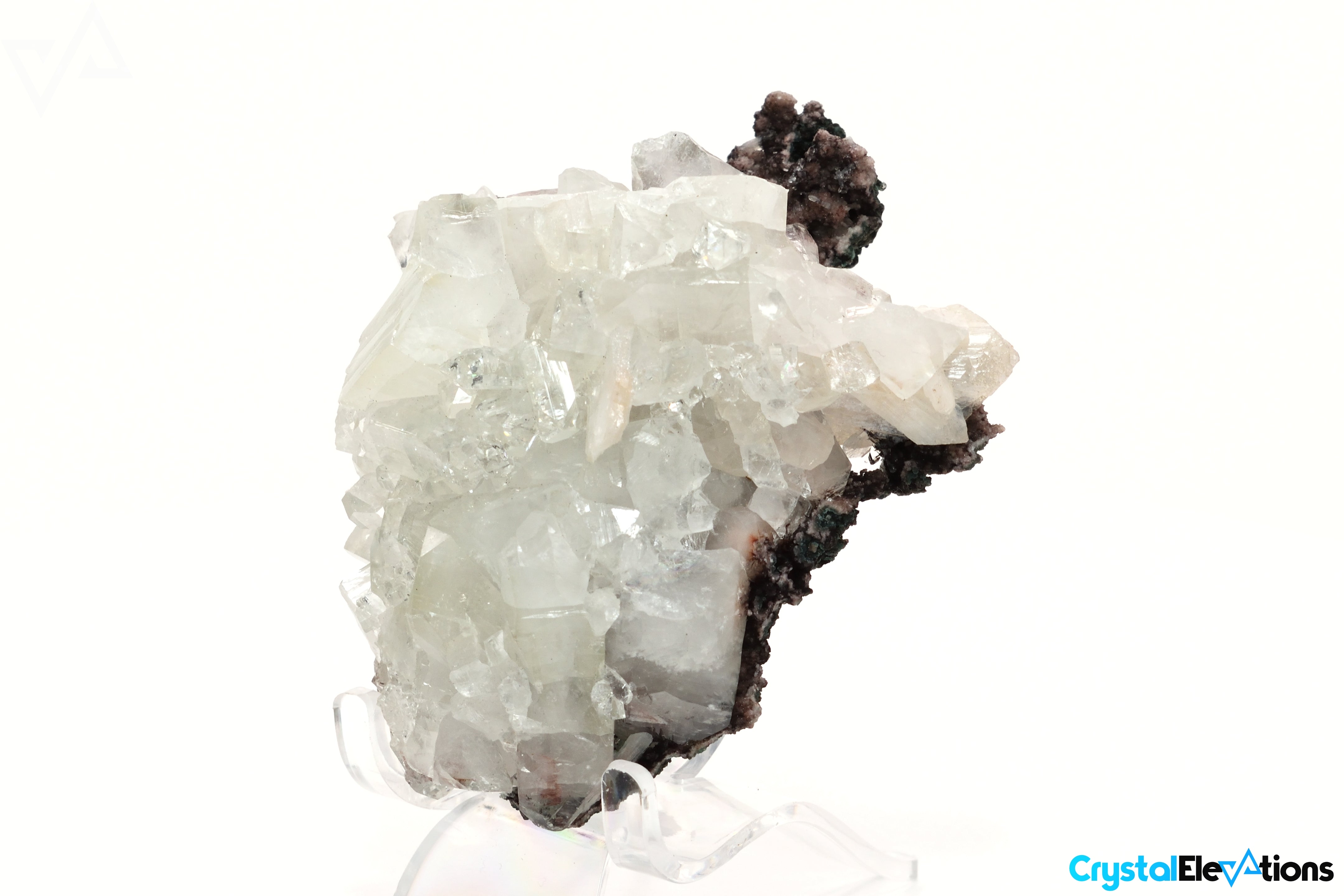 193.2g  Calcite Cluster on Rare Tenorite Matrix "The Stone of Wielding"