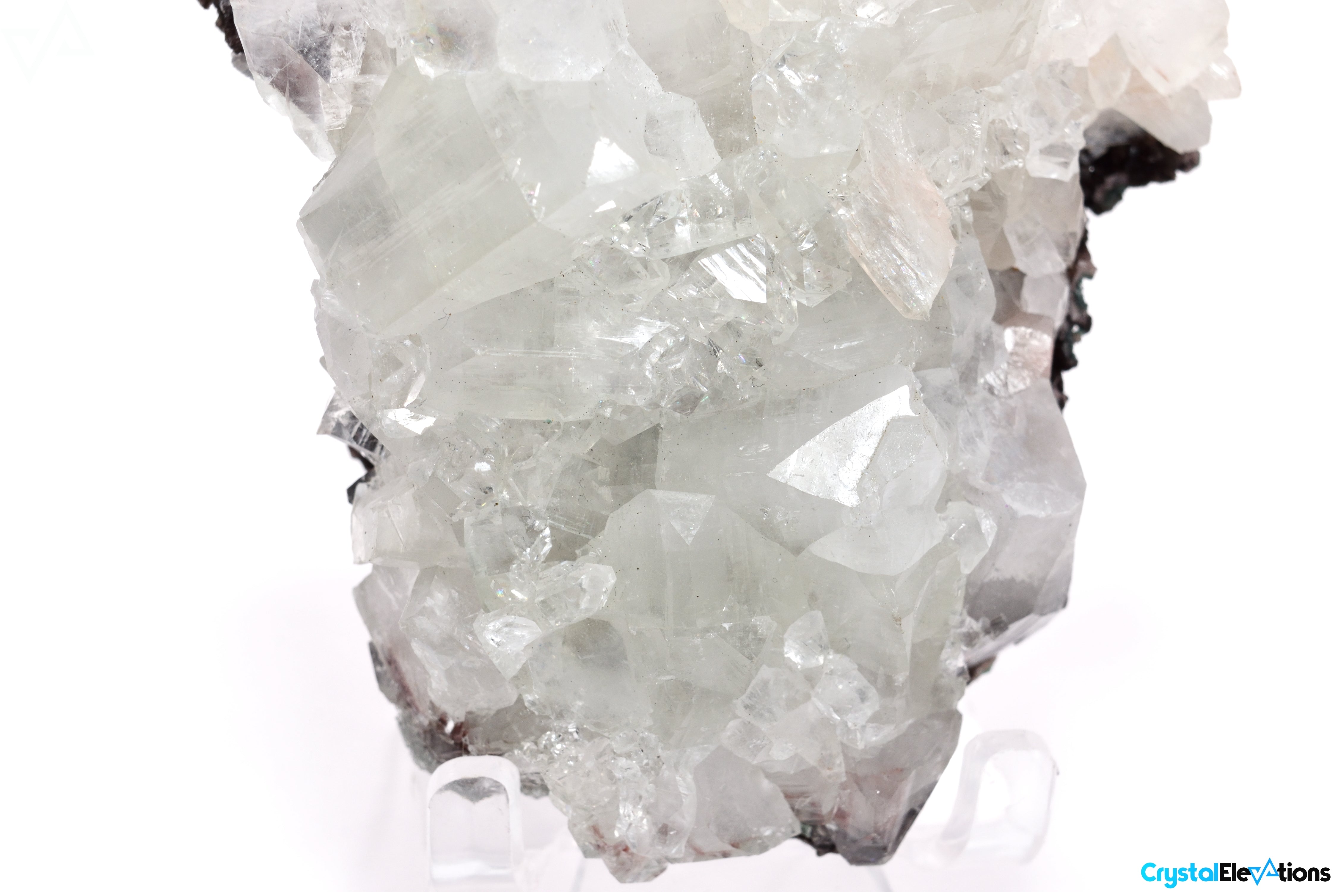 193.2g  Calcite Cluster on Rare Tenorite Matrix "The Stone of Wielding"