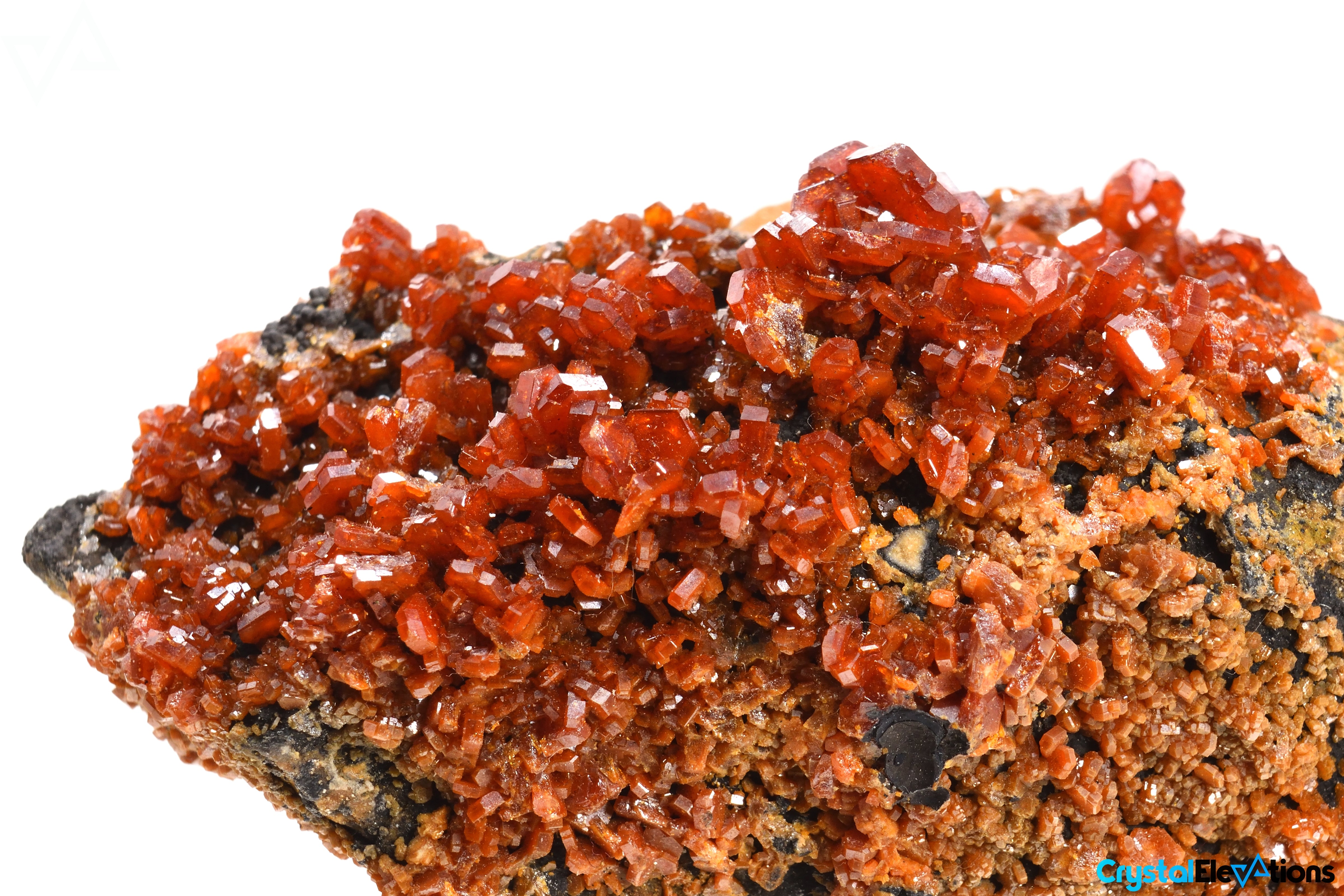 92g Vanadanite Crystal on Matrix High Quality Specimen