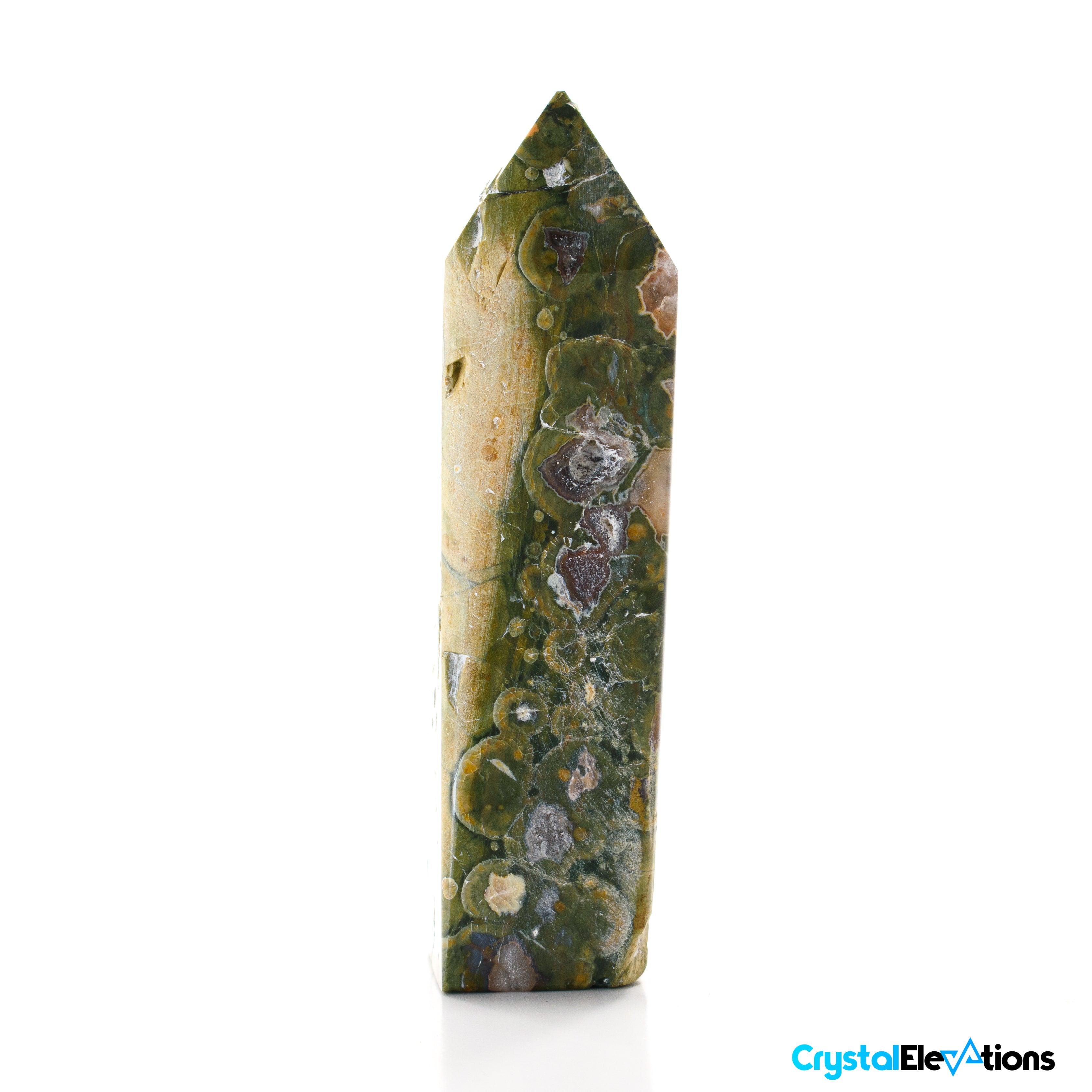 Bird Seed "Polar Jade" Pickle Poppy Jasper Quartz Tower Generator