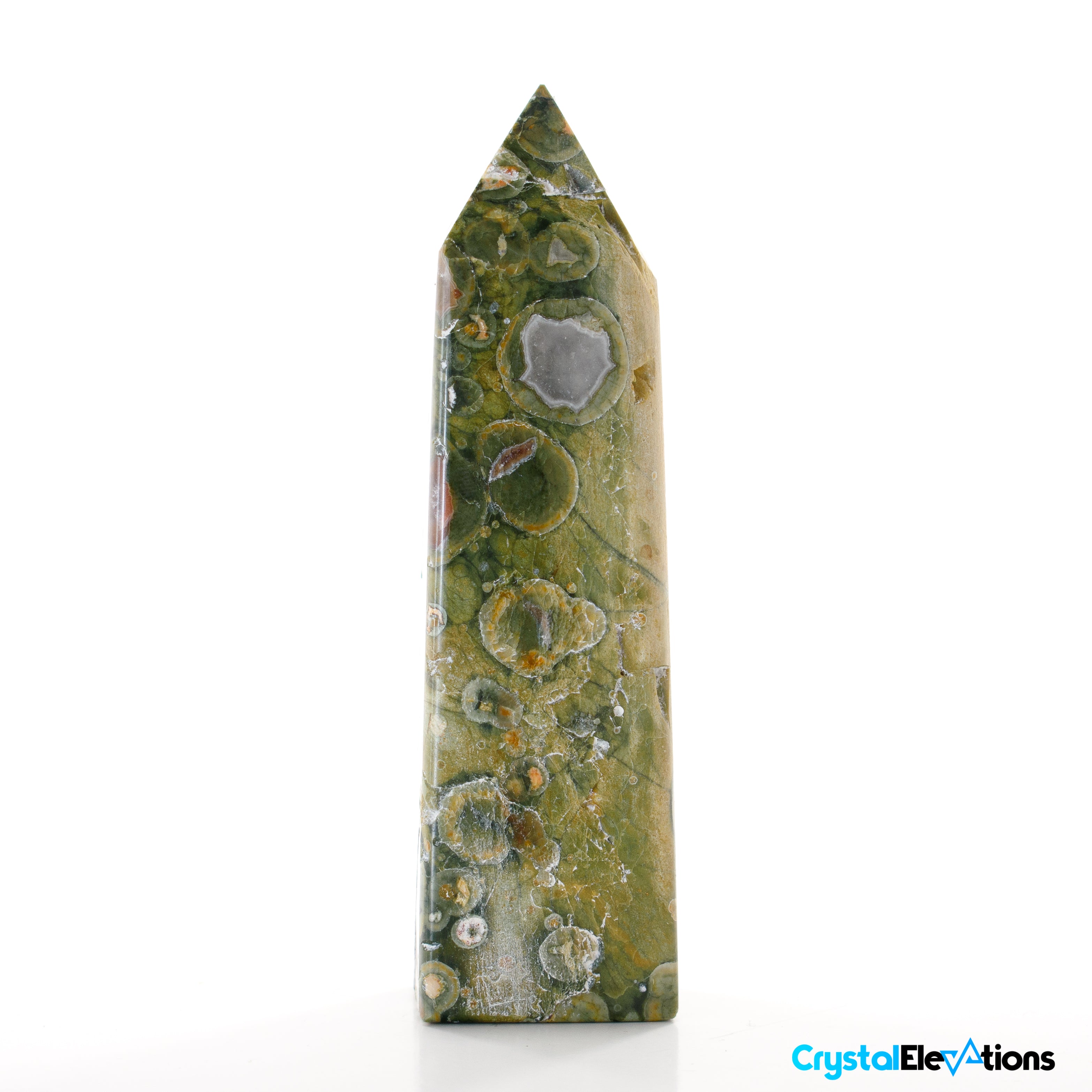 Bird Seed "Polar Jade" Pickle Poppy Jasper Quartz Tower Generator