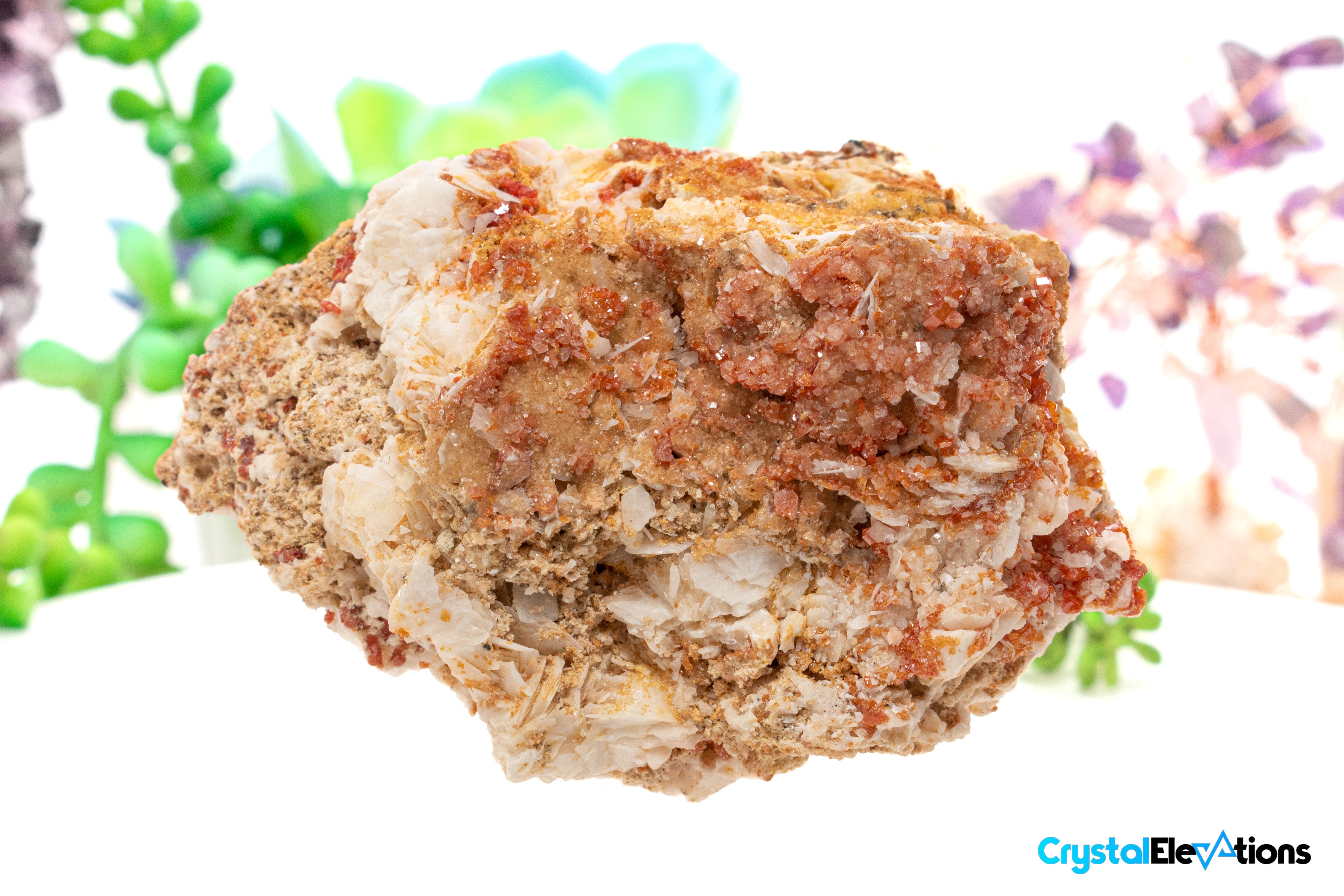 19.04 oz Raw Baryte With Vanadinite Clusters