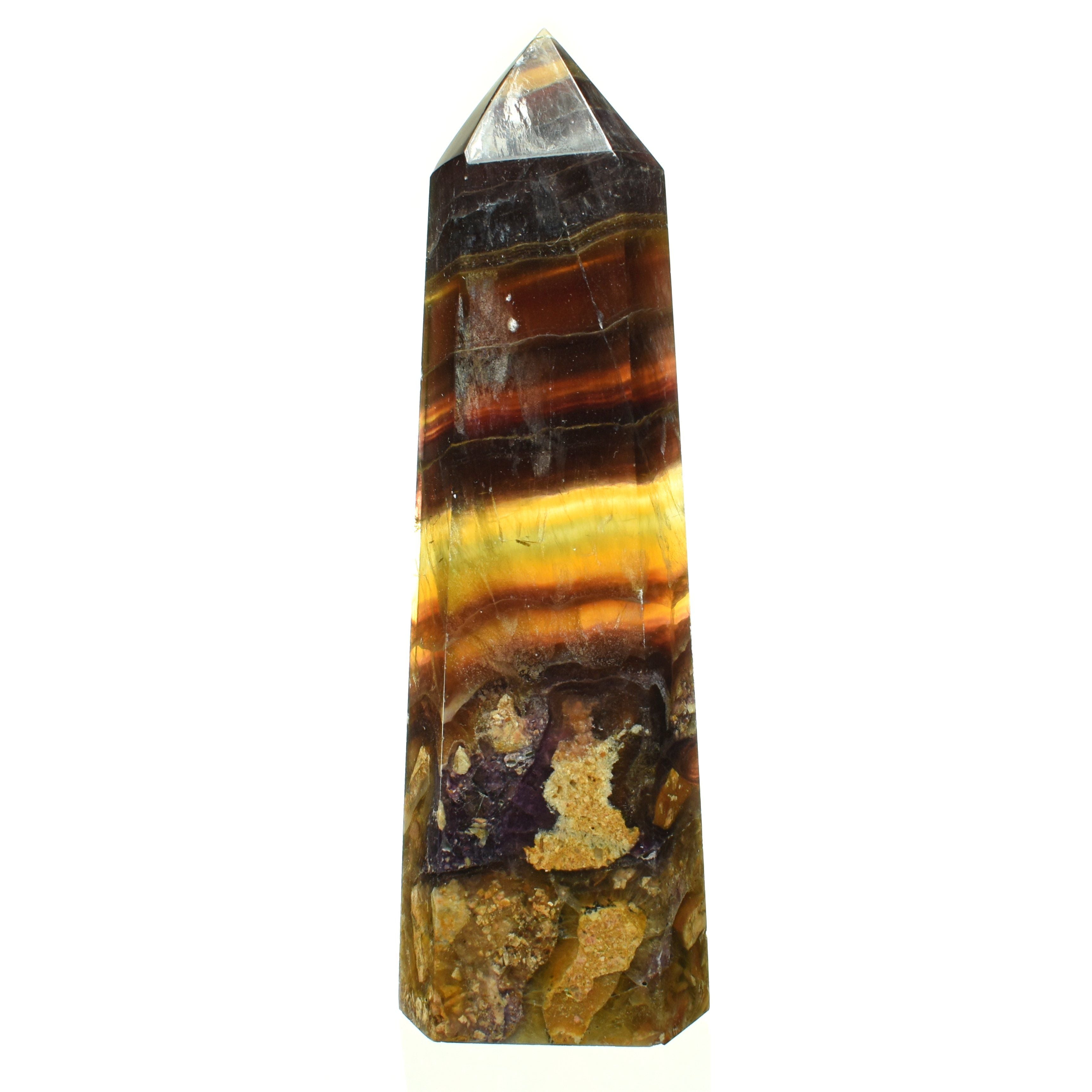 Yellow Fluorite Tower  - 6.5 in.