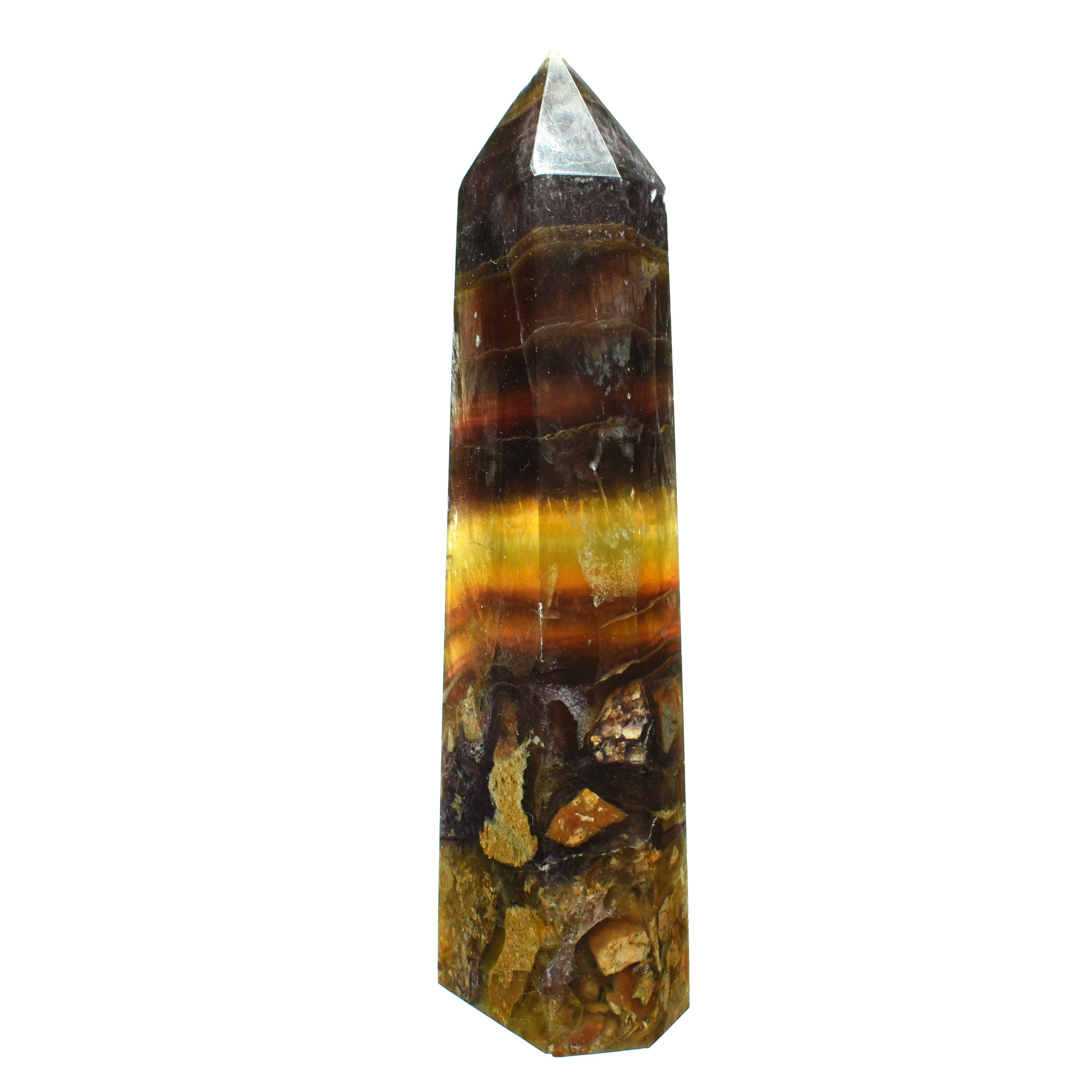 Yellow Fluorite Tower  - 6.5 in.