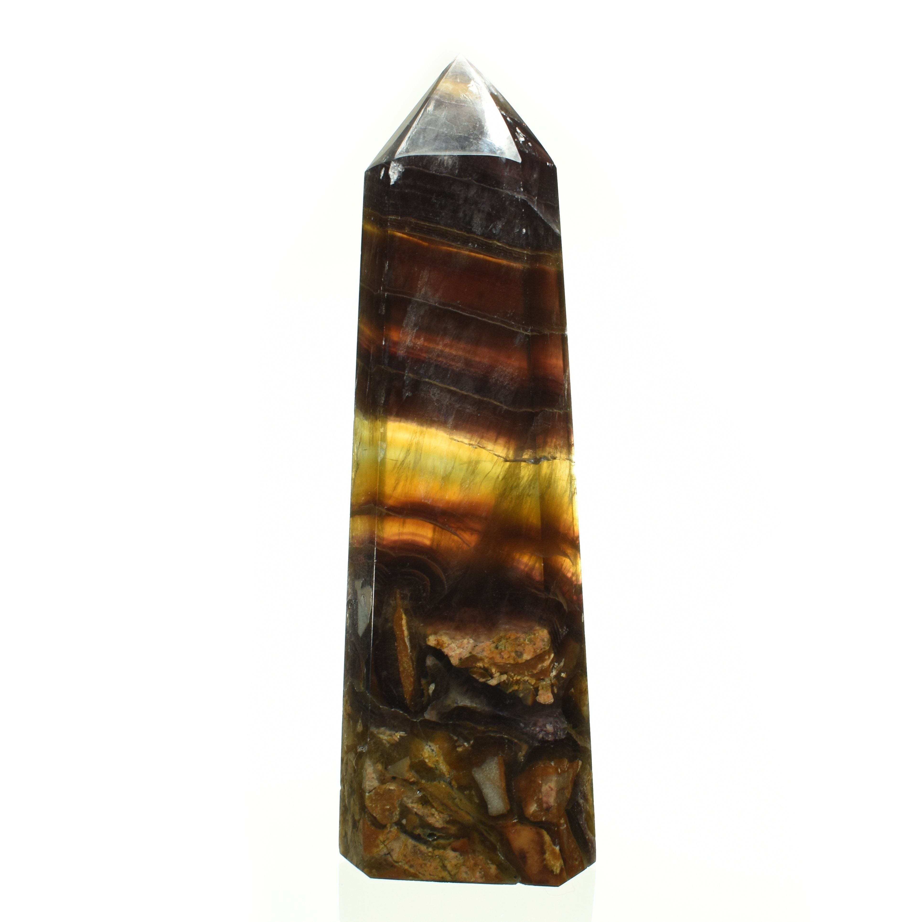 Yellow Fluorite Tower  - 6.5 in.