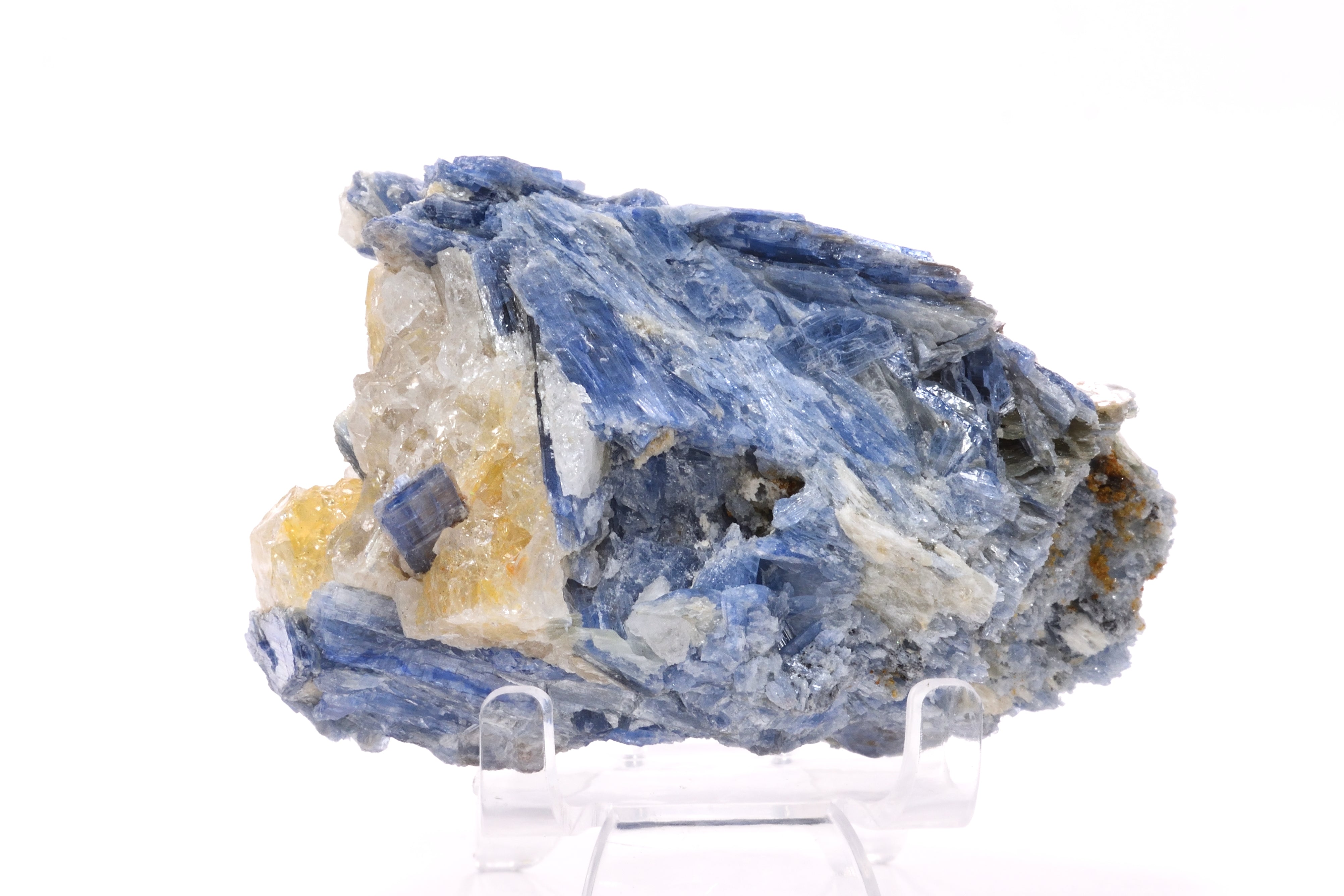 248.9g Raw Blue Kyanite & Quartz Beautiful Specimen 3.2 in.