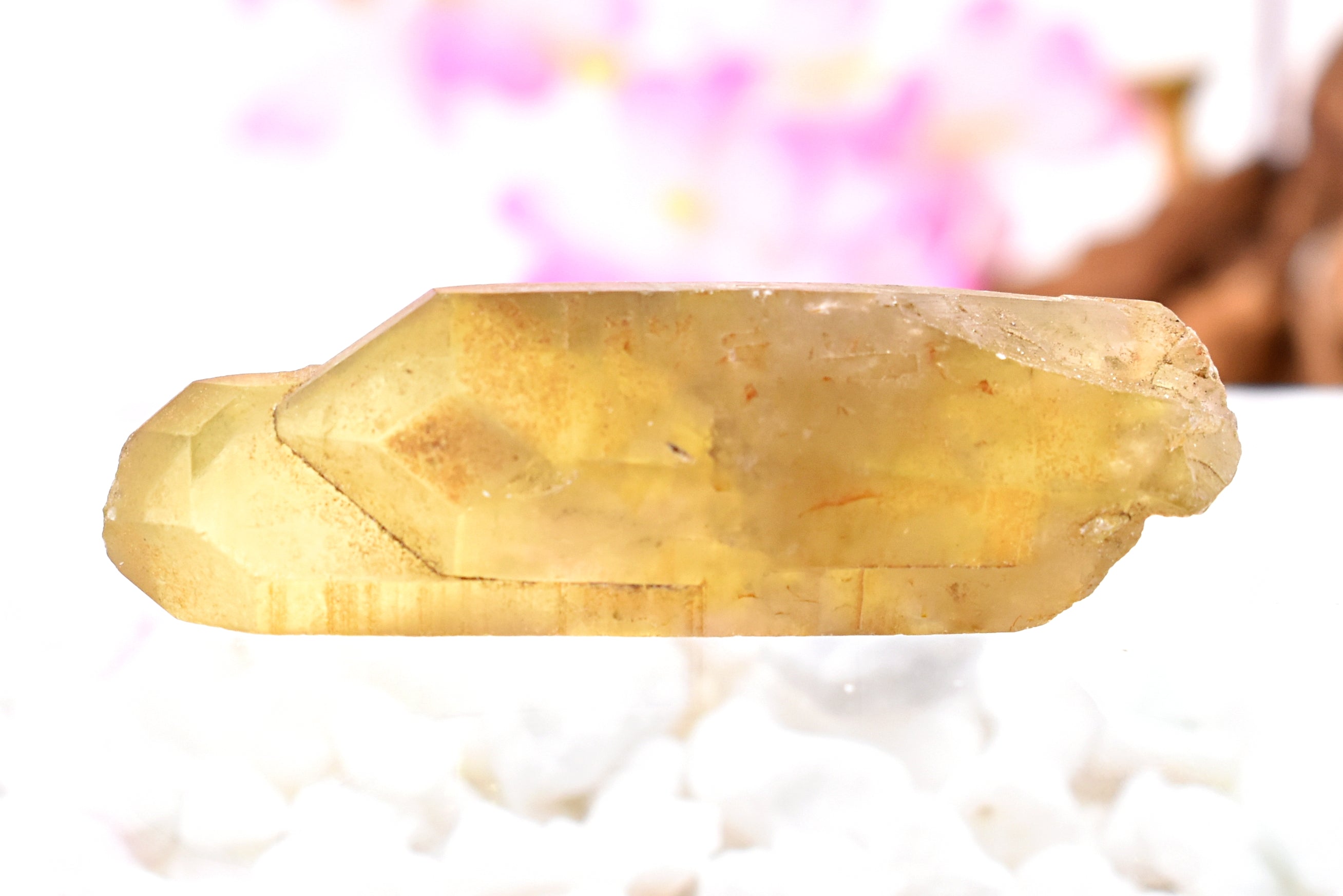 Rare 100% Natural Smoky Citrine Twin Terminated Crystal 40.2 Grams