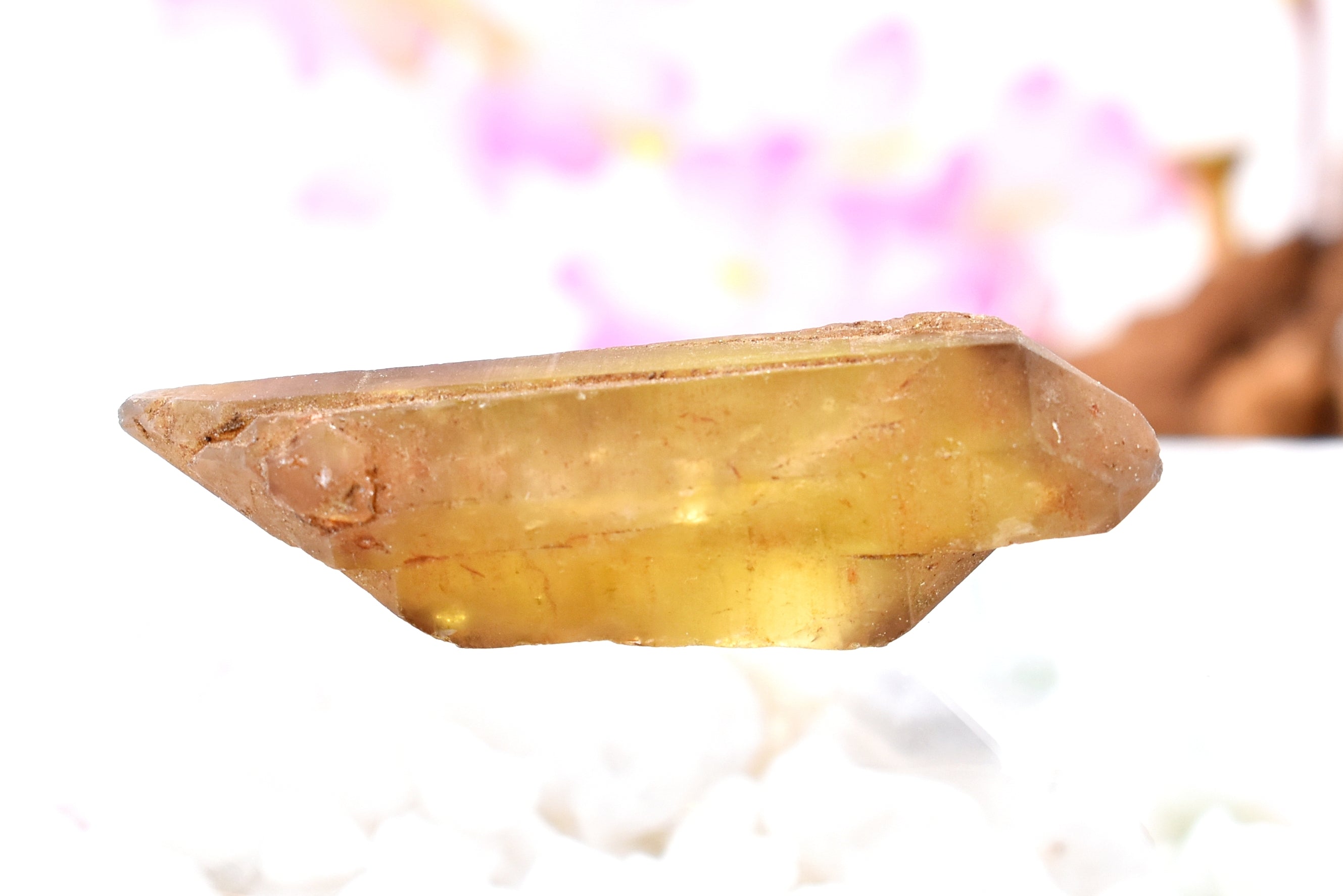 Rare 100% Natural Smoky Citrine Twin Terminated Crystal 34 Grams