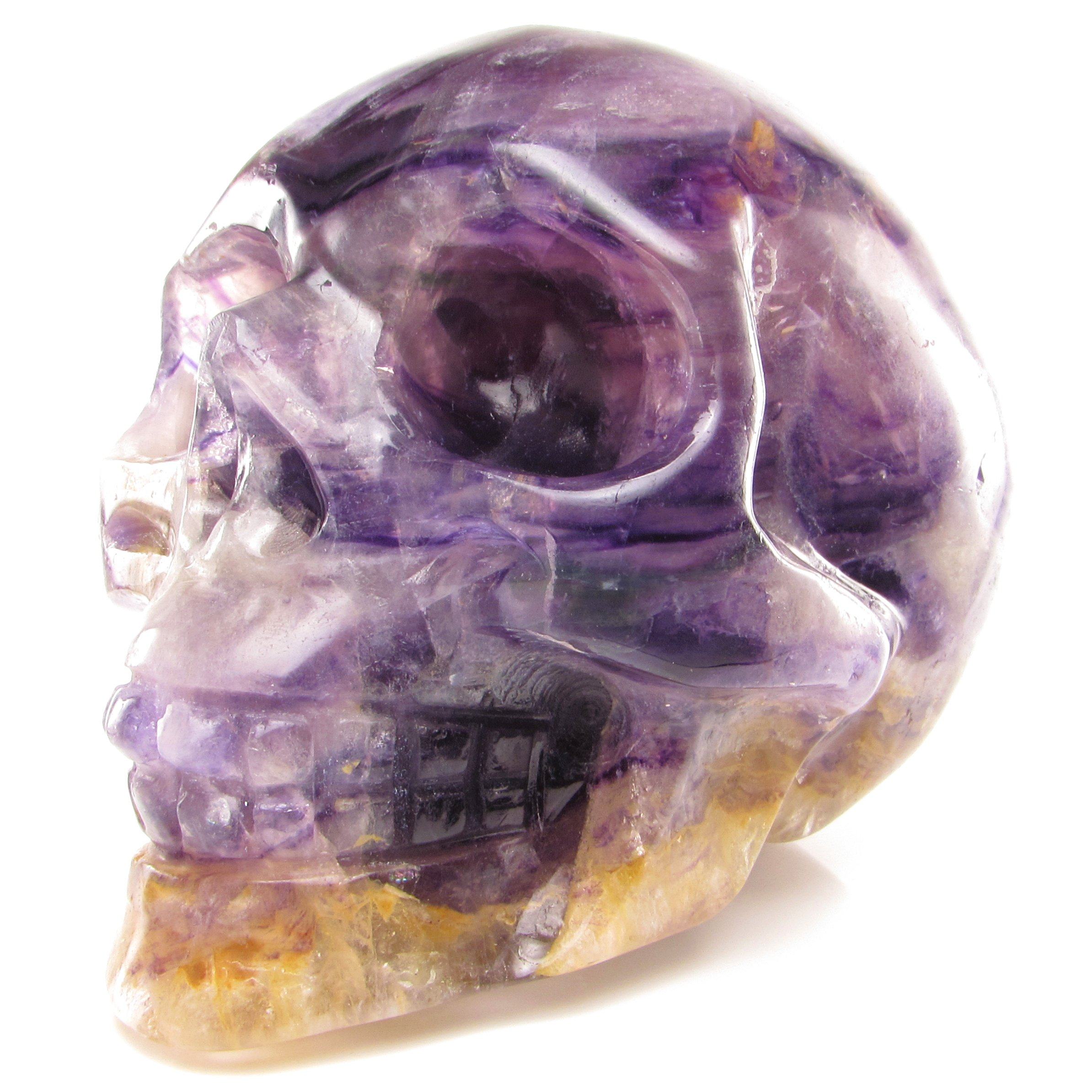 Purple Fluorite Skull